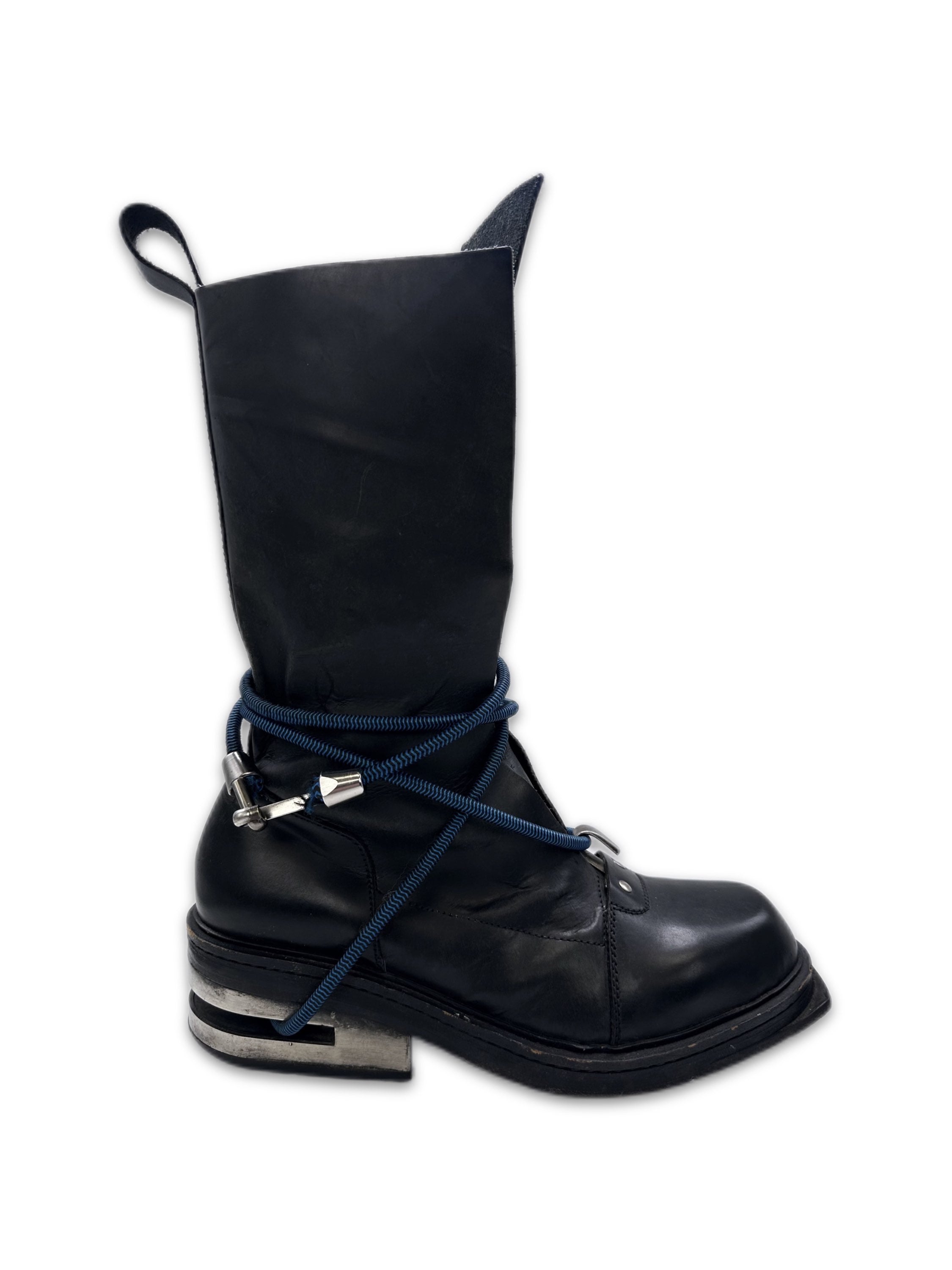 AW96 Dirk Bikkembergs ‘Bungee Cord’ Leather Mountaineering Boots