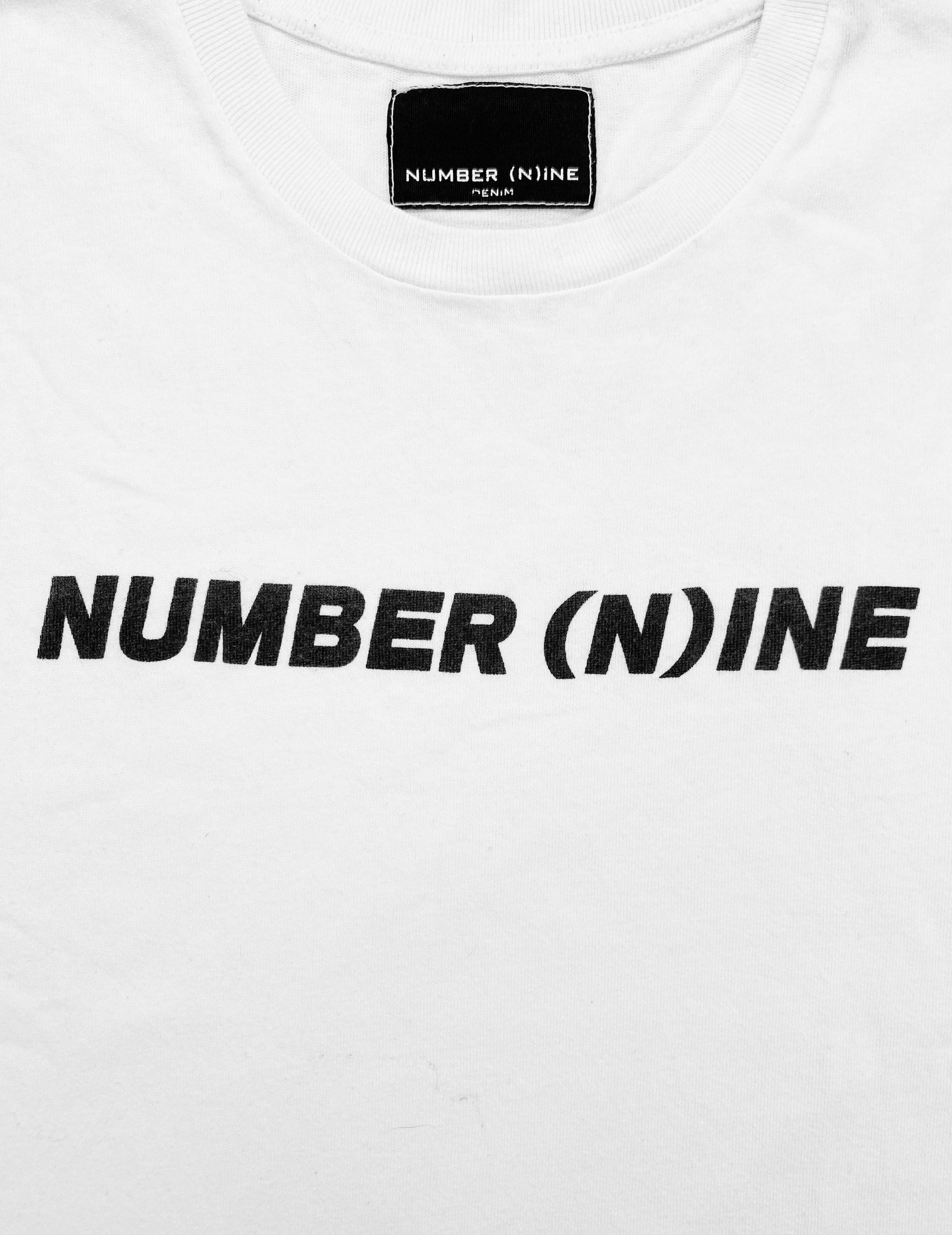 Number (N)ine Classic Logo White Graphic T-Shirt