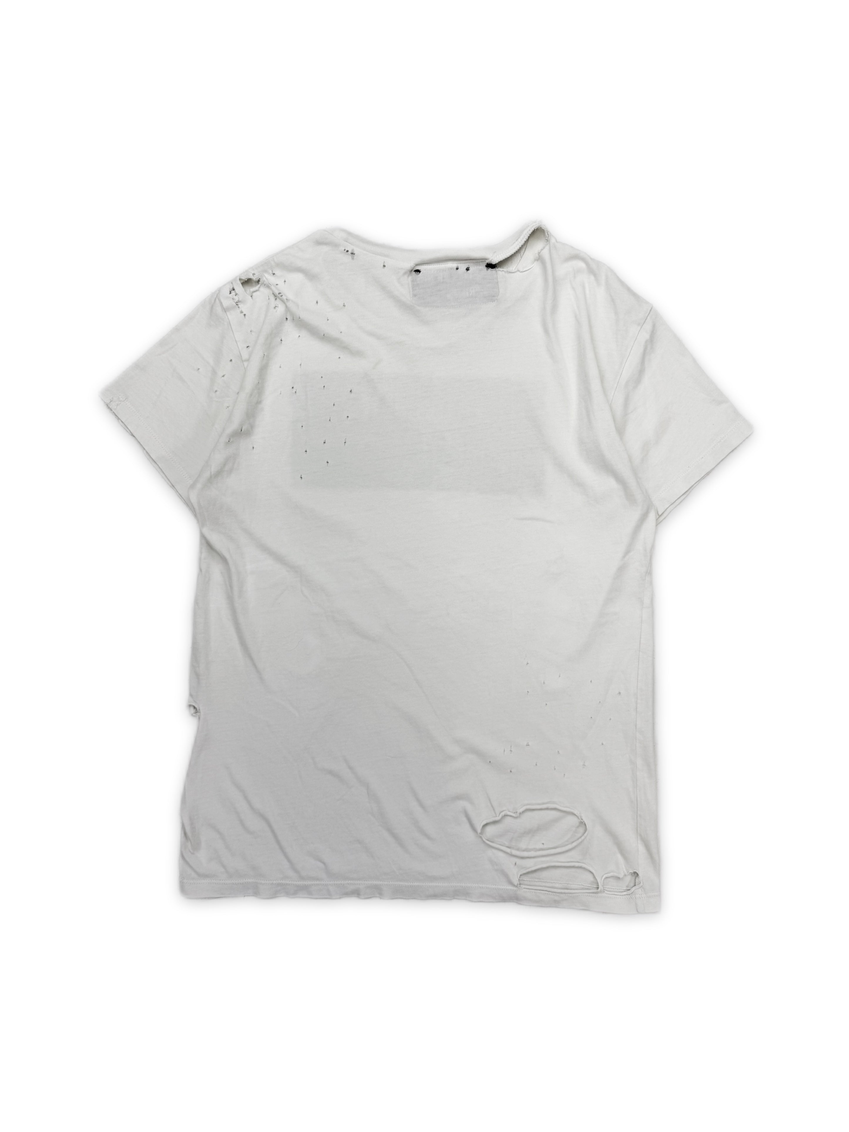 Enfants Riches Deprimes OG Box Logo White Distressed T-Shirt