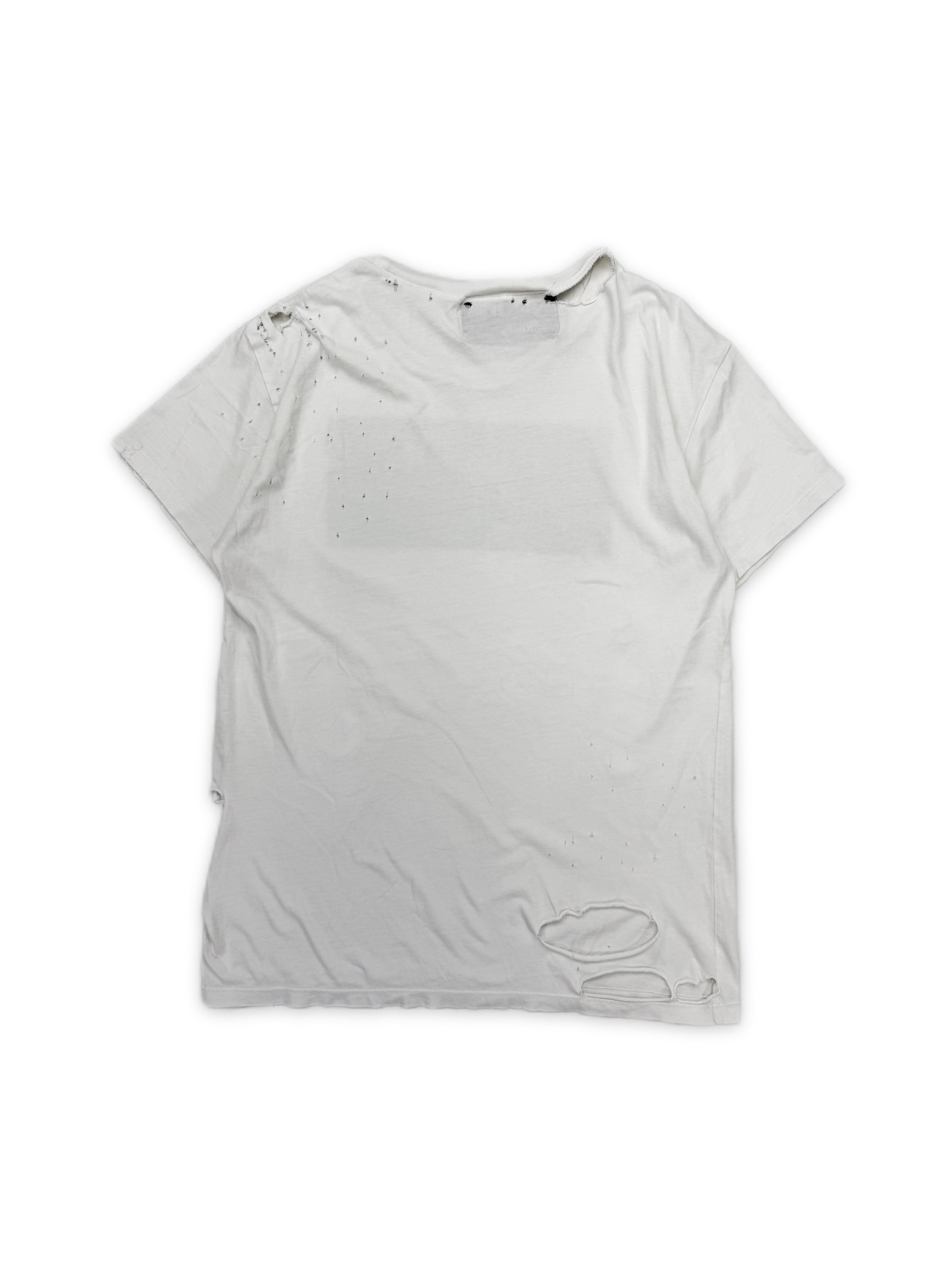 Enfants Riches Deprimes OG Box Logo White Distressed T-Shirt