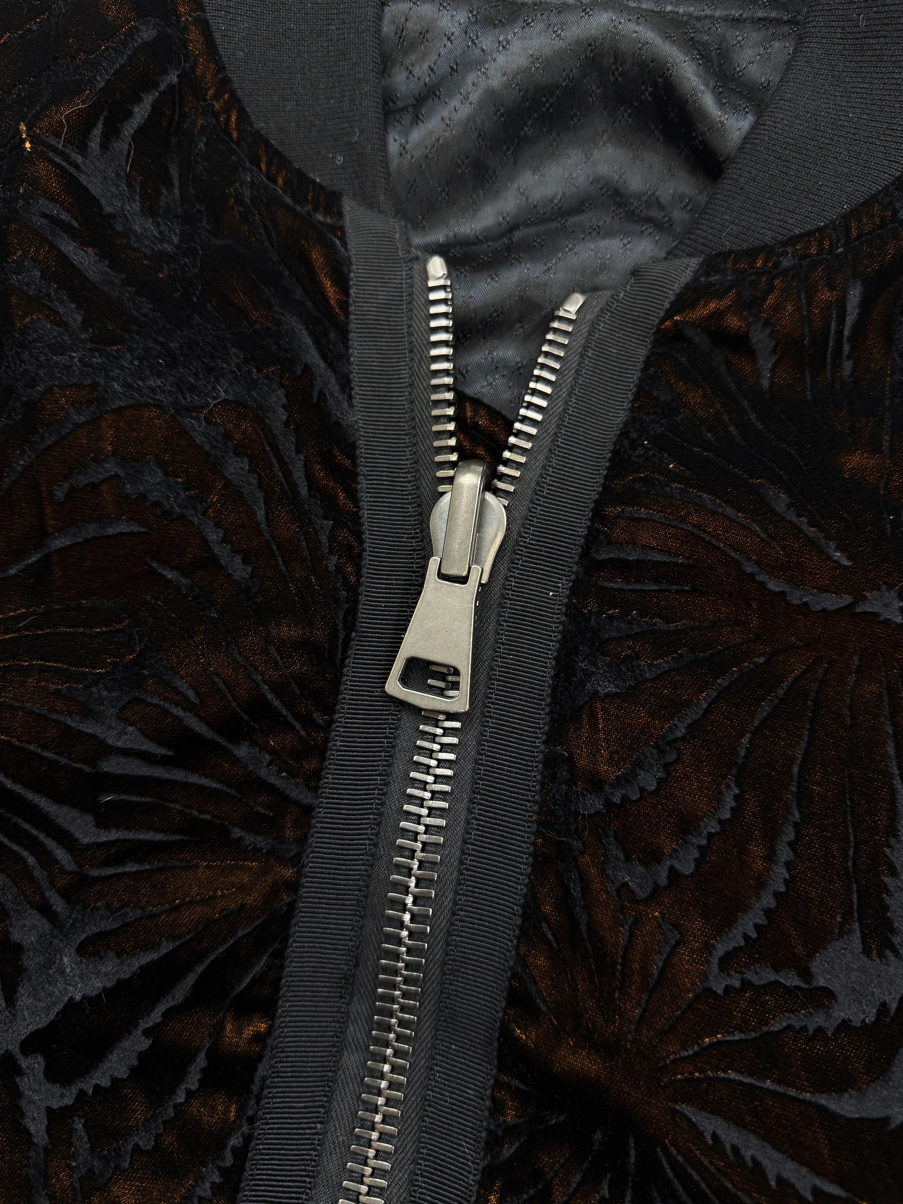 AW18 Haider Ackermann Reversible Velvet Bomber Jacket