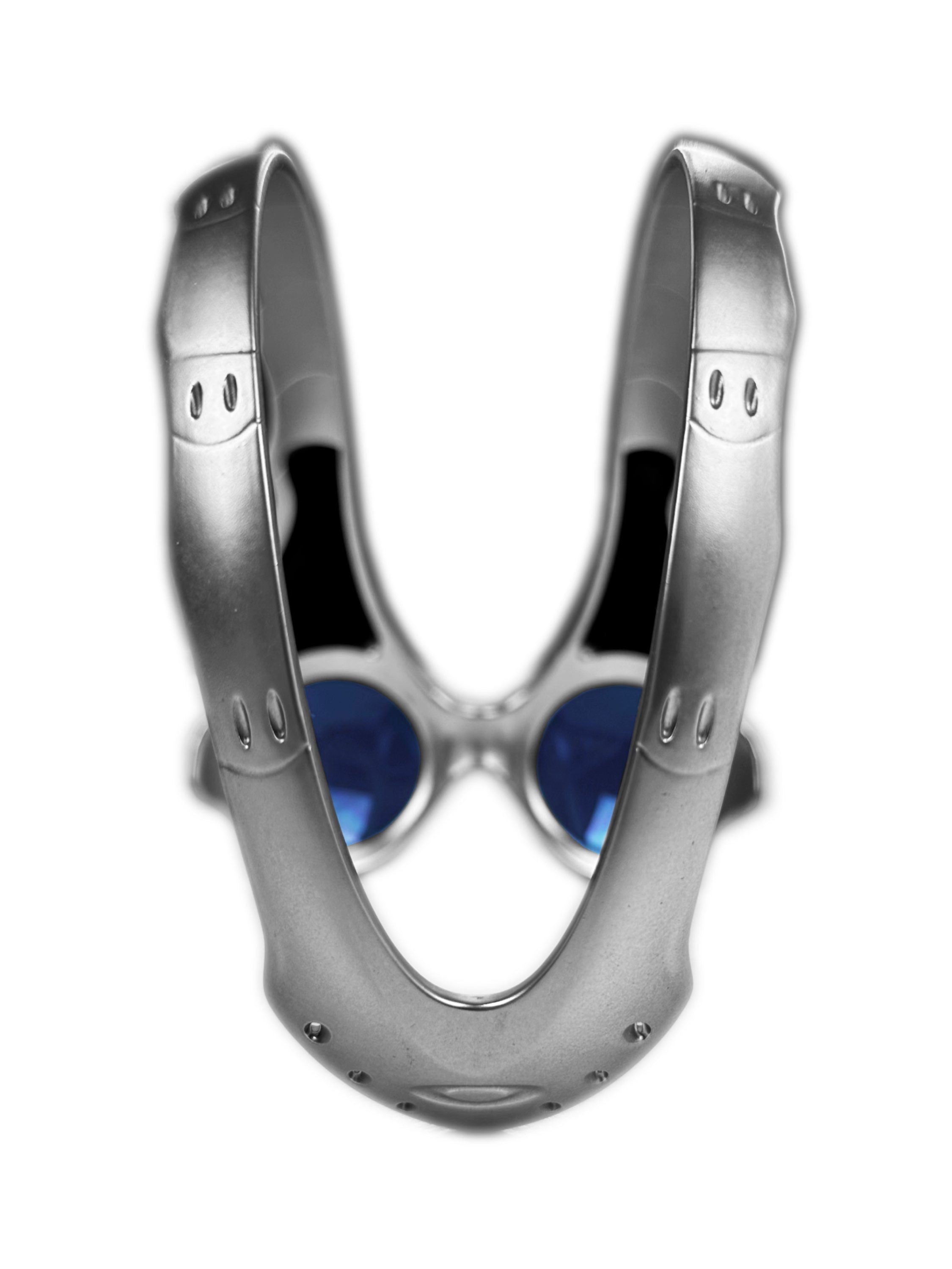2000 Oakley ‘Over The Top’ Ice Iridium FMJ 5.56 Silver Sunglasses