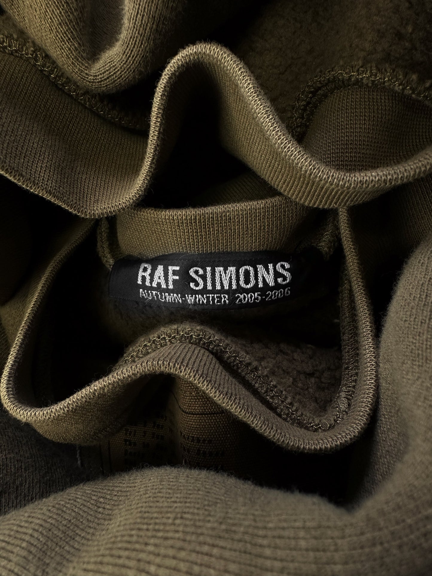 AW05 Raf Simons ‘Alamo’ History of My World Patchwork Crewneck