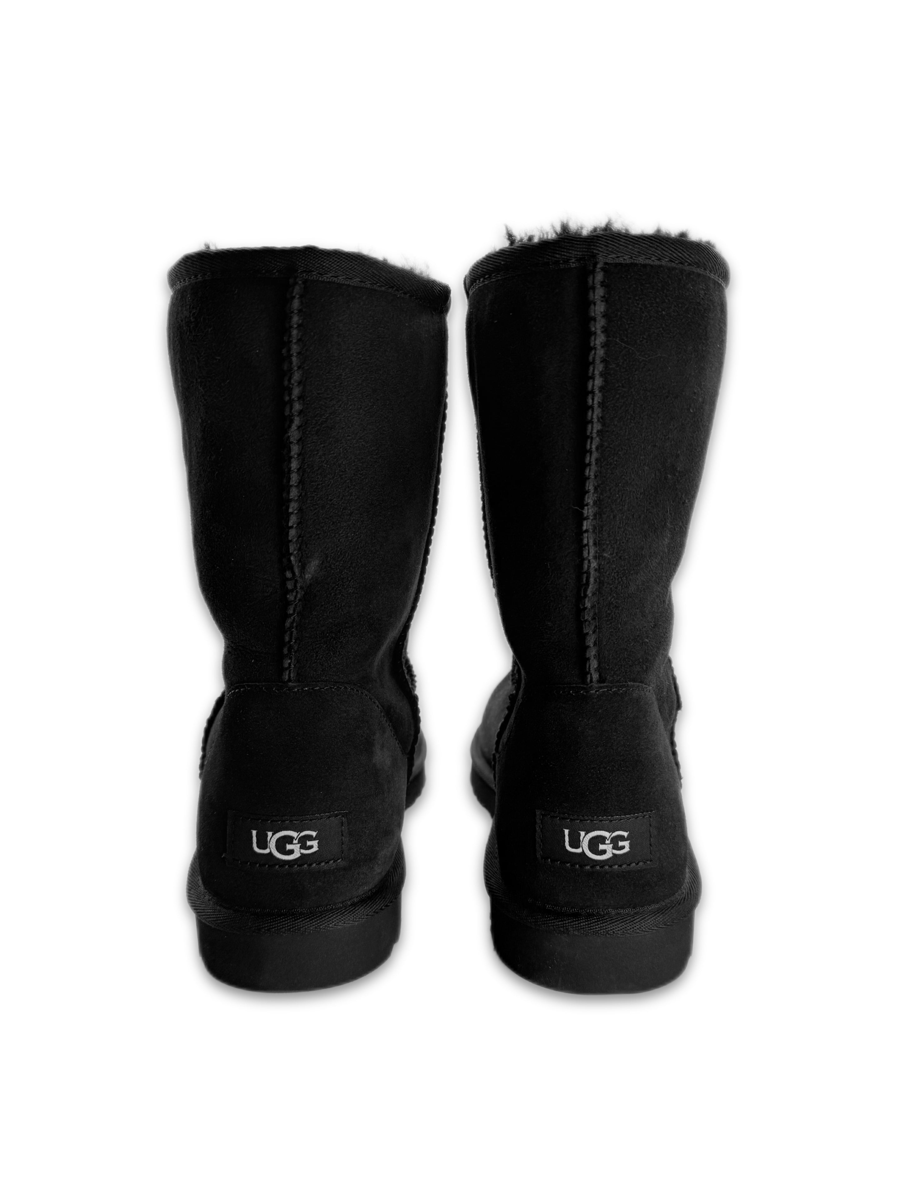 Chrome Hearts x Uggs Suede Fur Lined .925 Silver Cross Boots