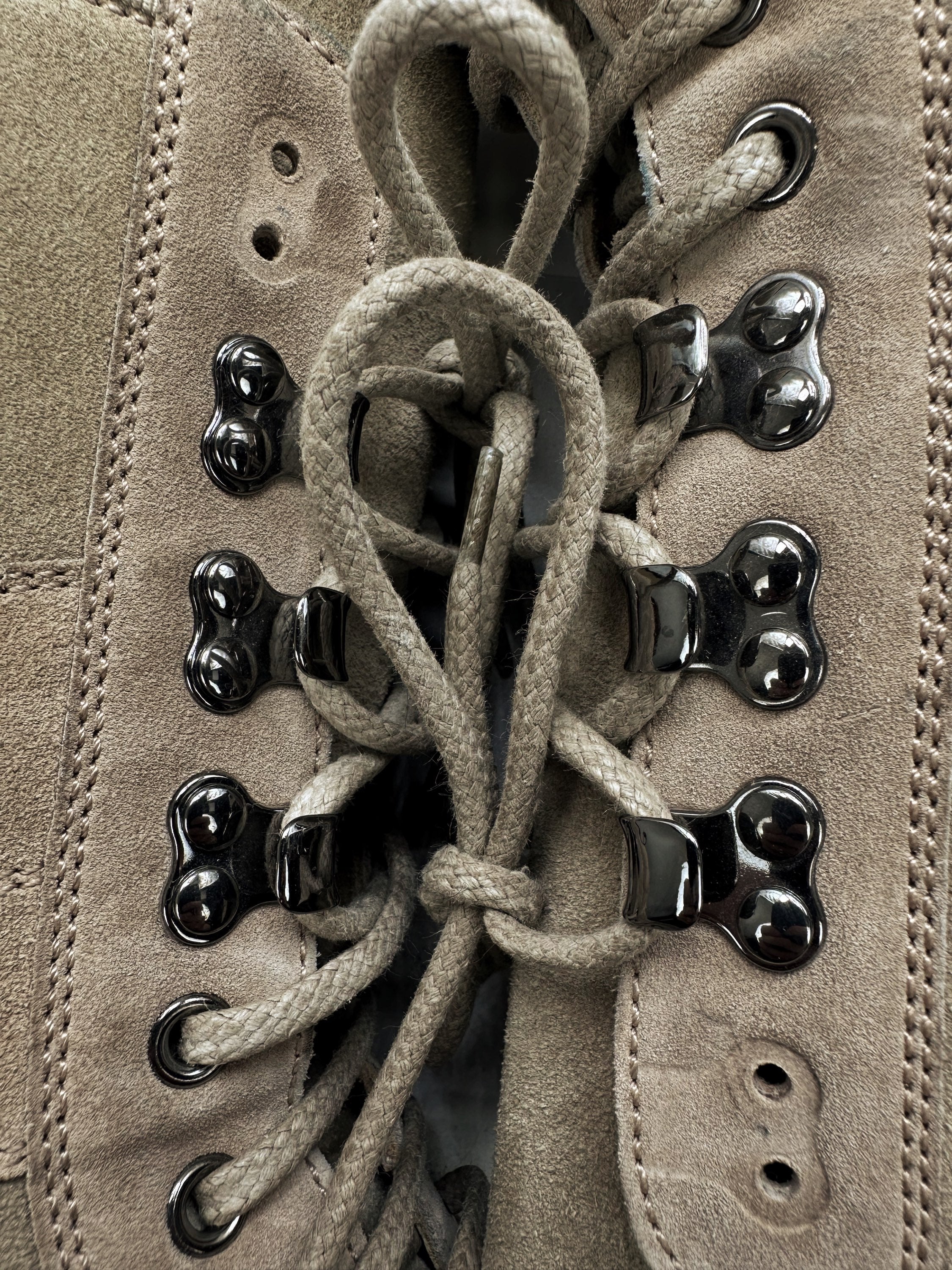 00s Dolce & Gabbana Suede Hi-top Combat Boots