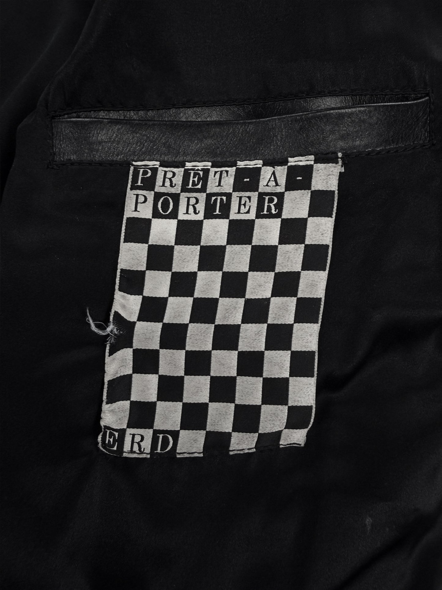 Enfants Riches Deprimes ‘Mick Jagger’ Black Leather Biker Jacket