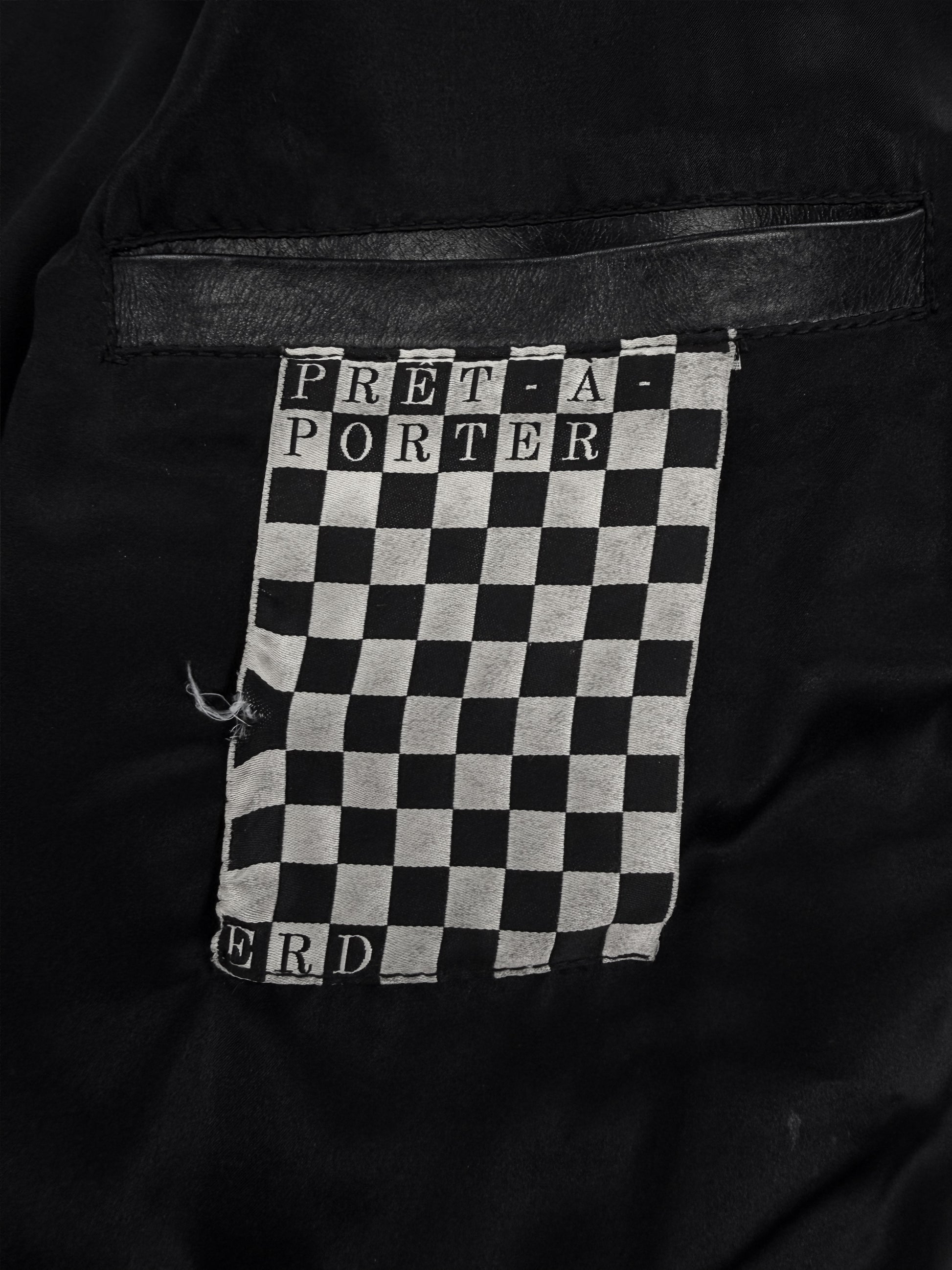Enfants Riches Deprimes ‘Mick Jagger’ Black Leather Biker Jacket