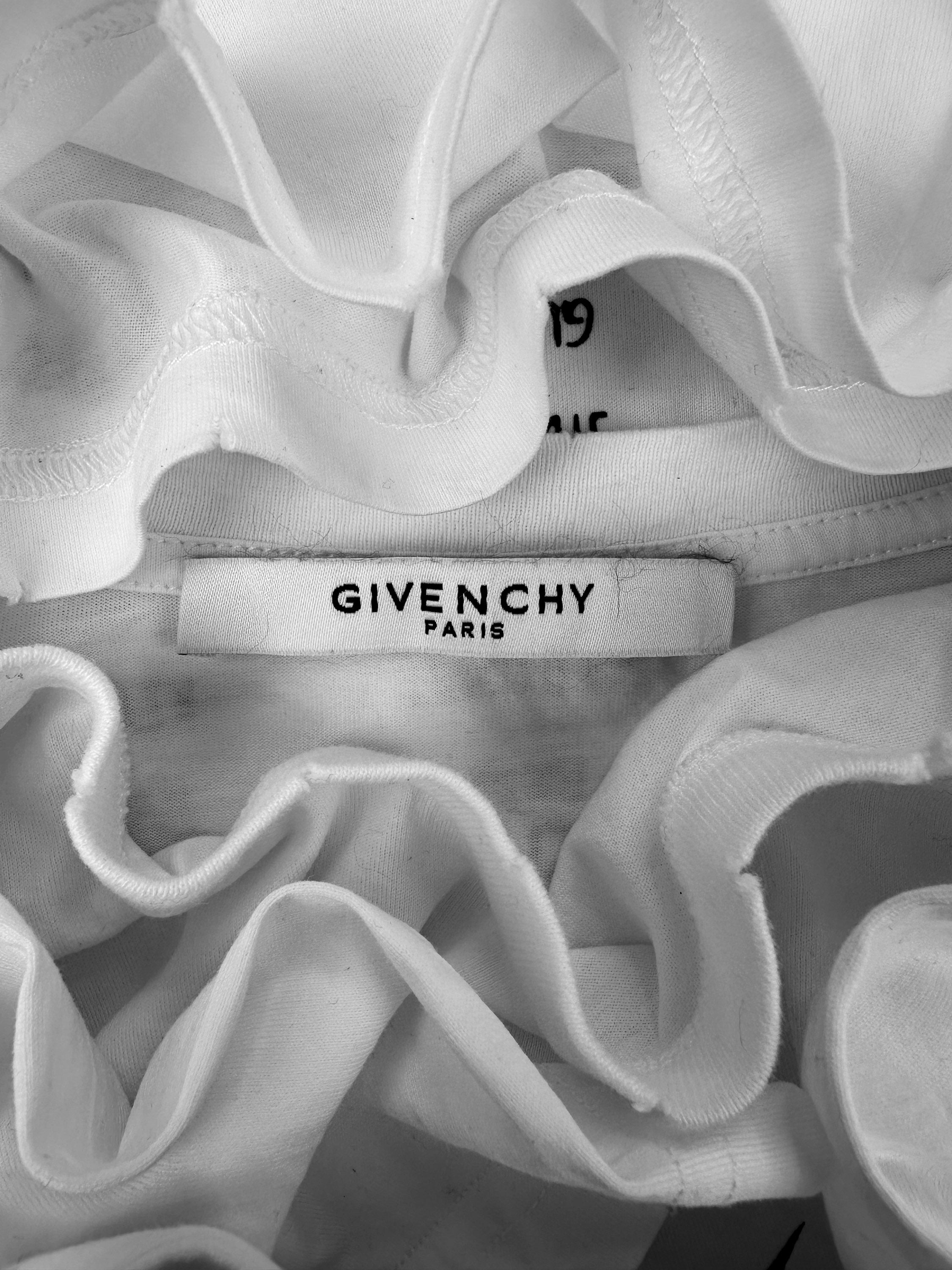 Givenchy ‘World Tour’ White Graphic Band T-Shirt