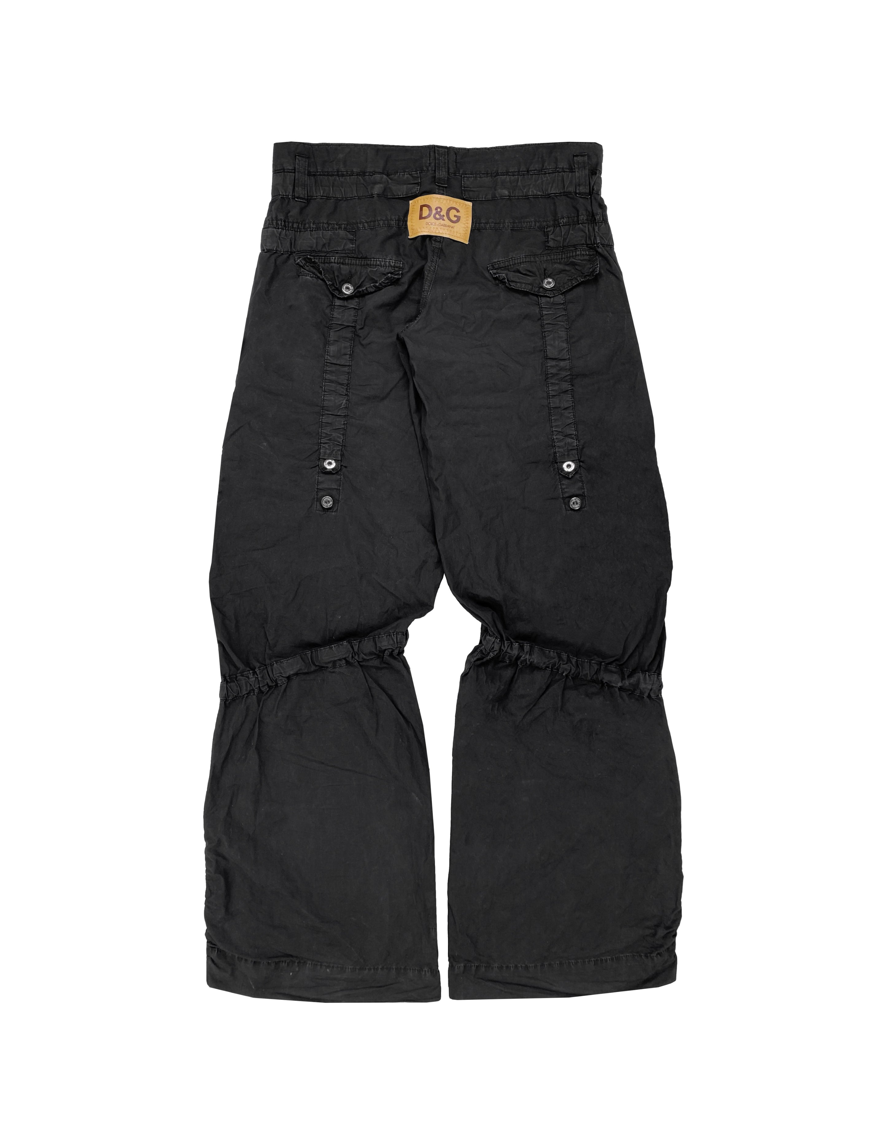 2000’s Dolce & Gabbana Bondage Strap Cargo Pants