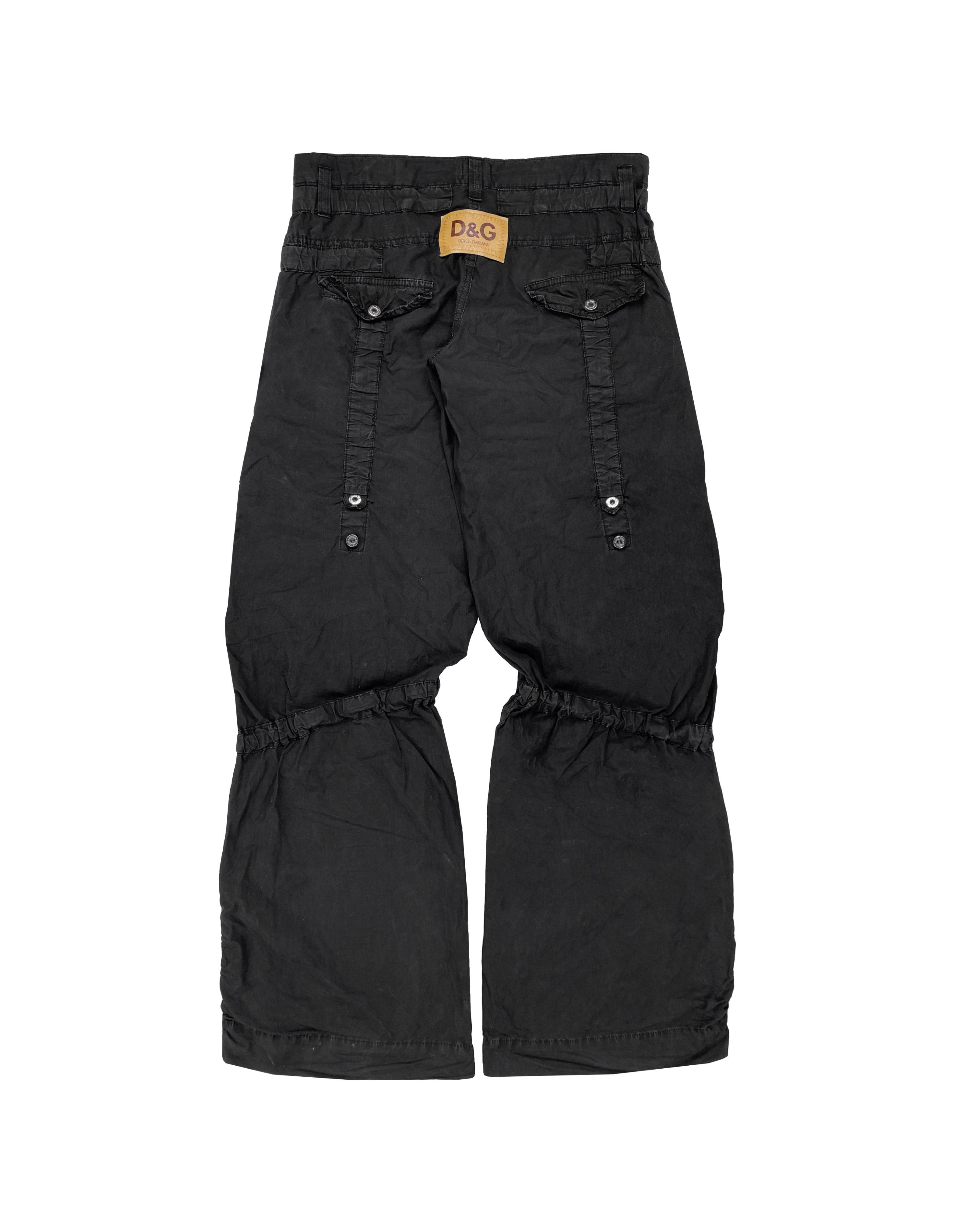 2000’s Dolce &amp; Gabbana Bondage Strap Cargo Pants