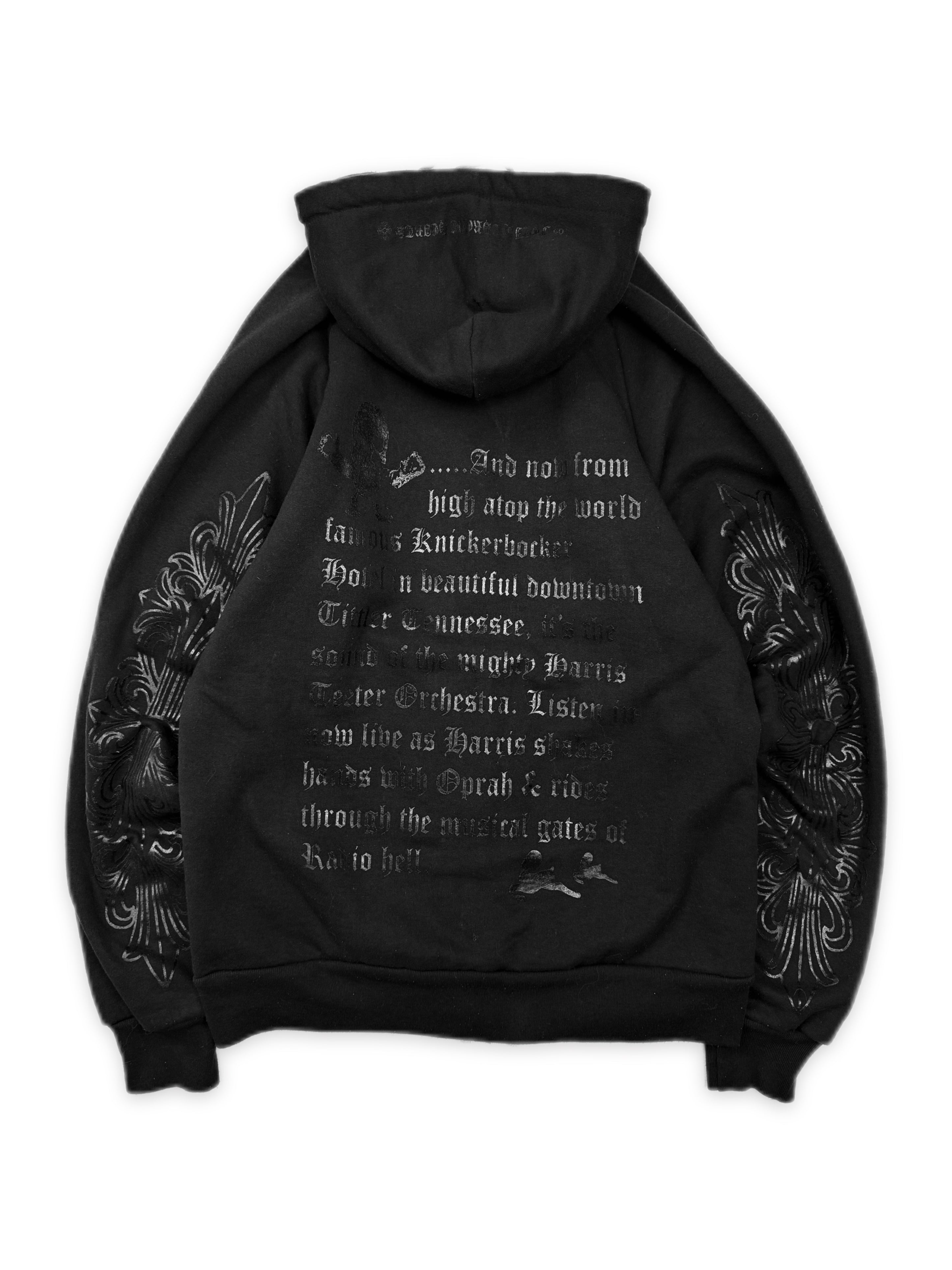 Chrome Hearts x Foti Thermal Lined Floral Sleeve Dagger Zip Hoodie