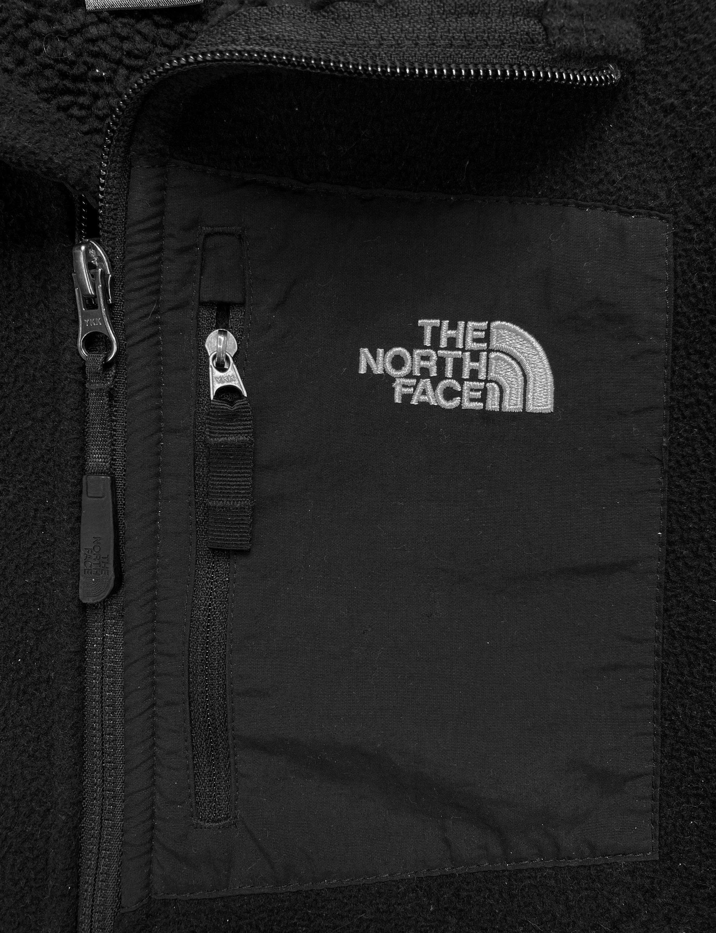 The North Face Black Full-Zip Deep Pile Embroidered Fleece