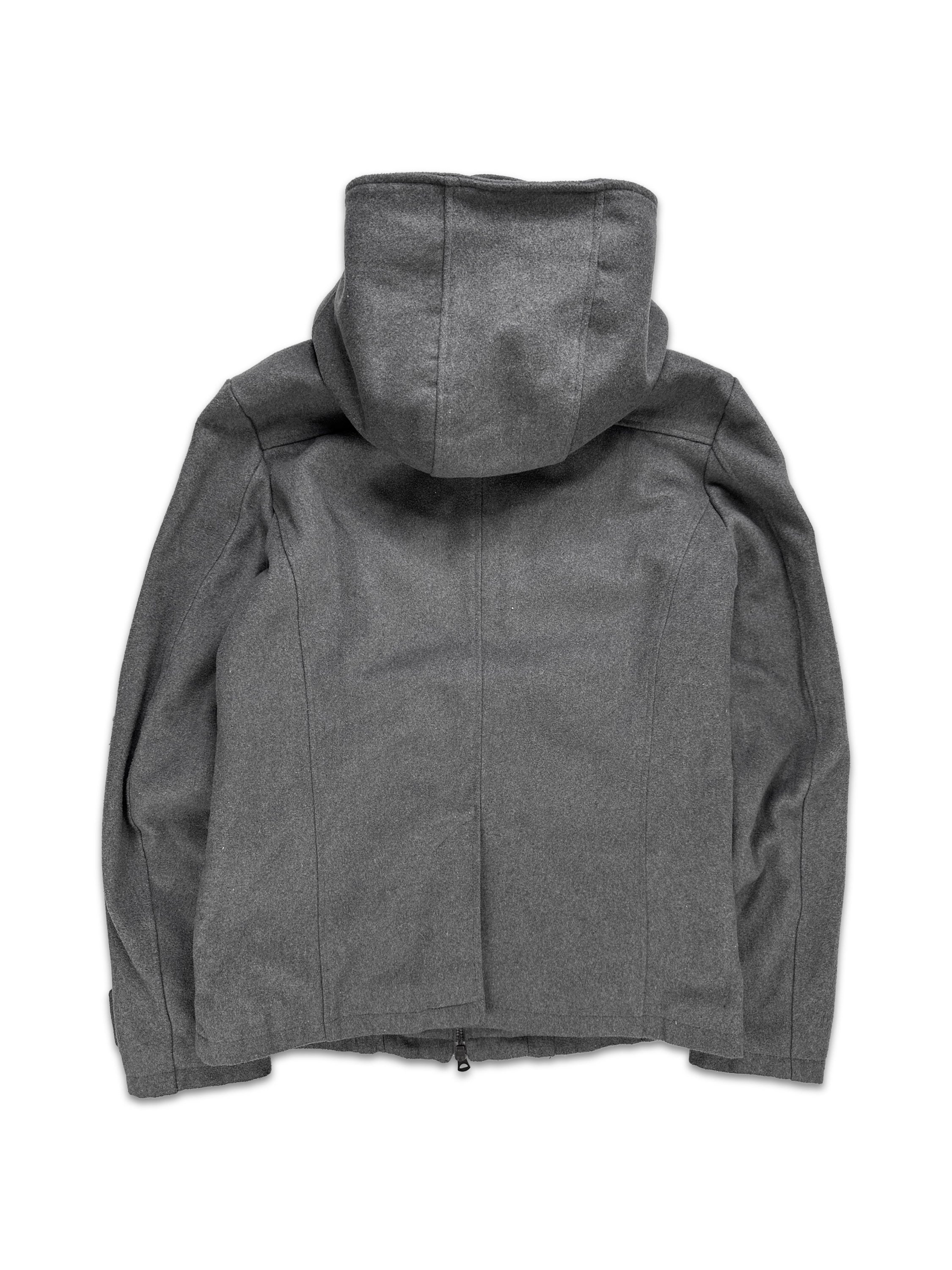 00s Tete Homme ‘Double Layered’ Grey Wool Jacket