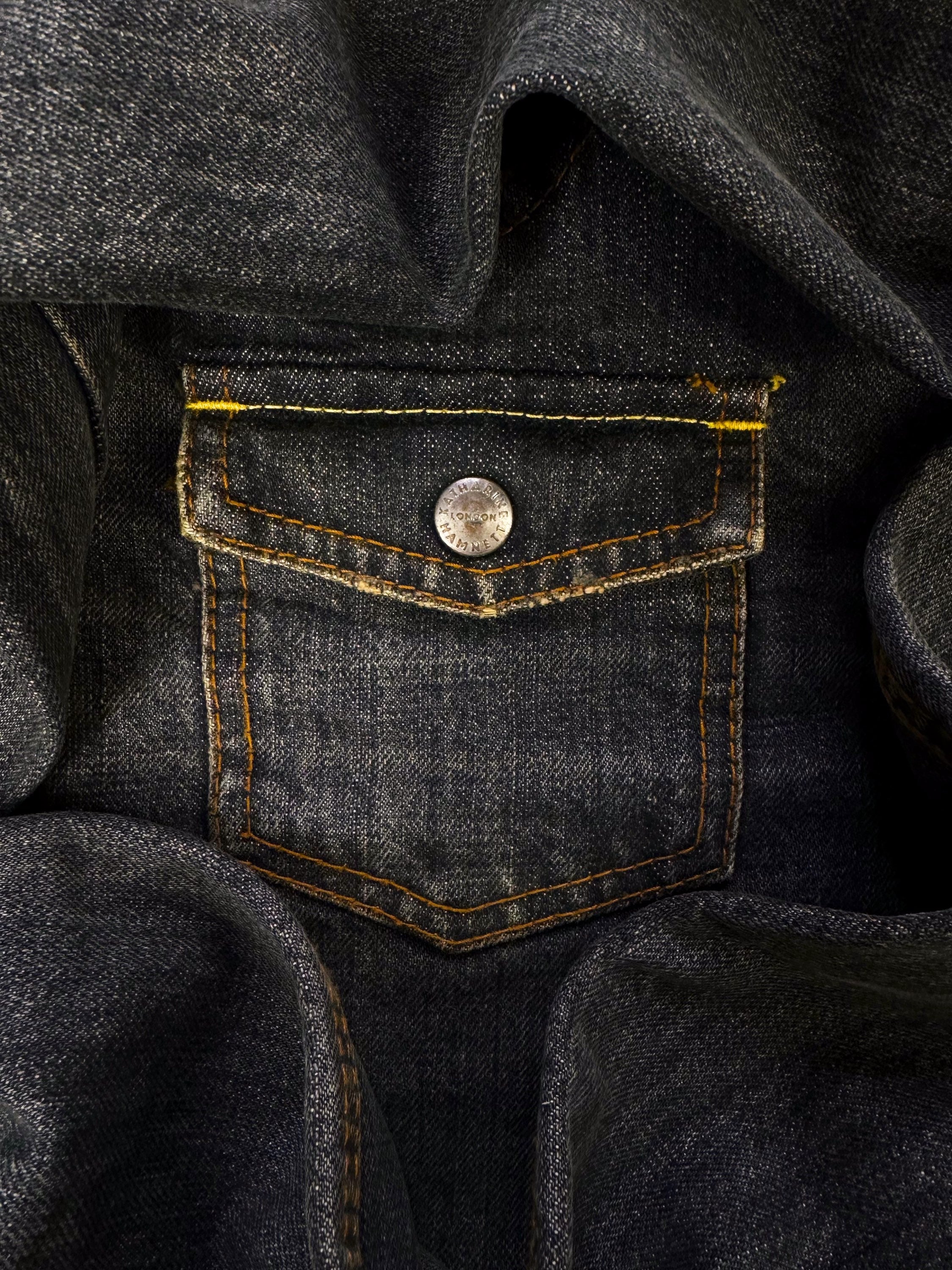 00s Katharine Hamnett Light Wash Cargo Pocket Denim