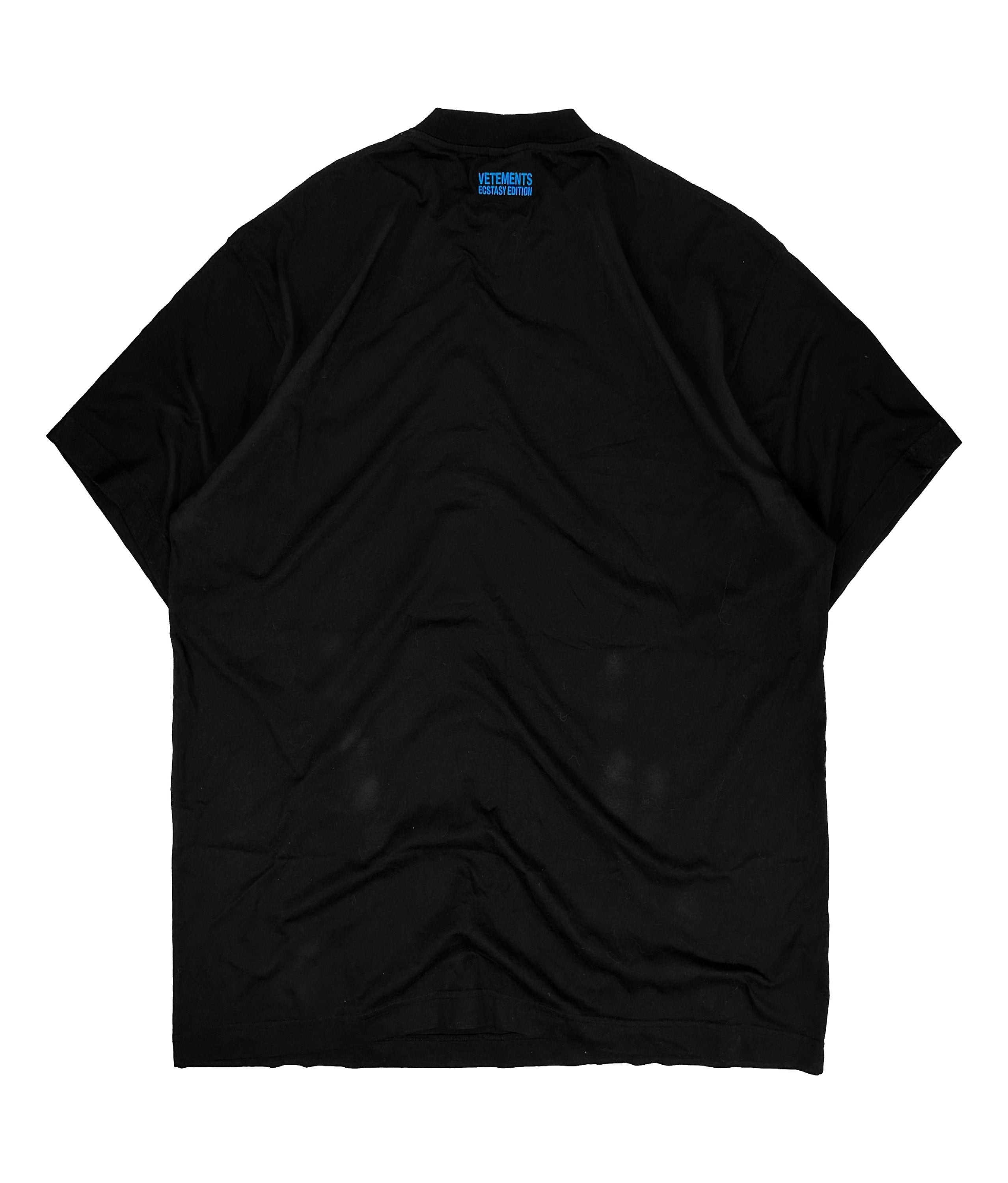 SS20 Vetements ‘Ecstasy’ Logo Oversized Graphic T-Shirt