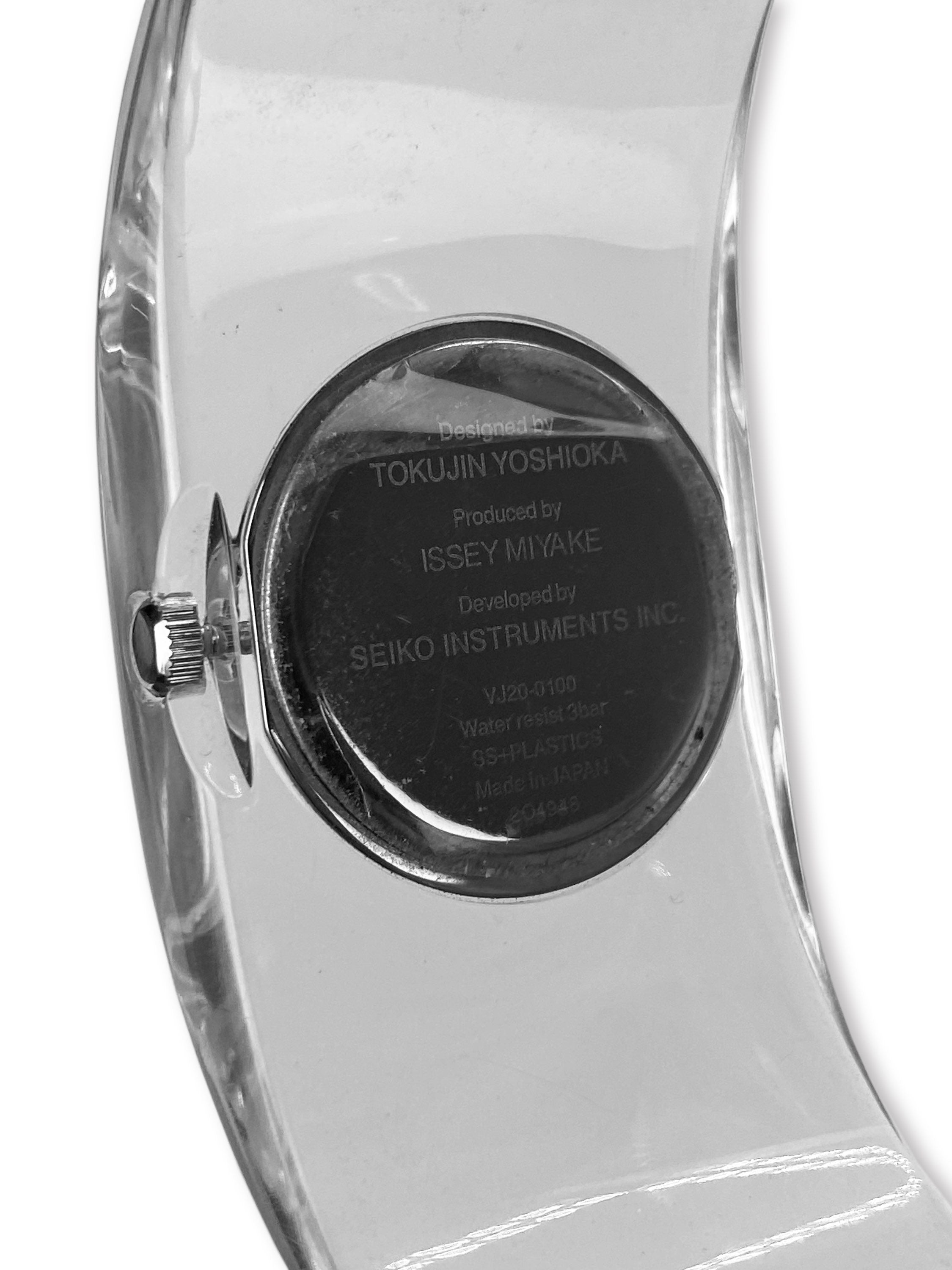 90s Issey Miyake by Tokujin Yoshioka Plastic Cuff Watch