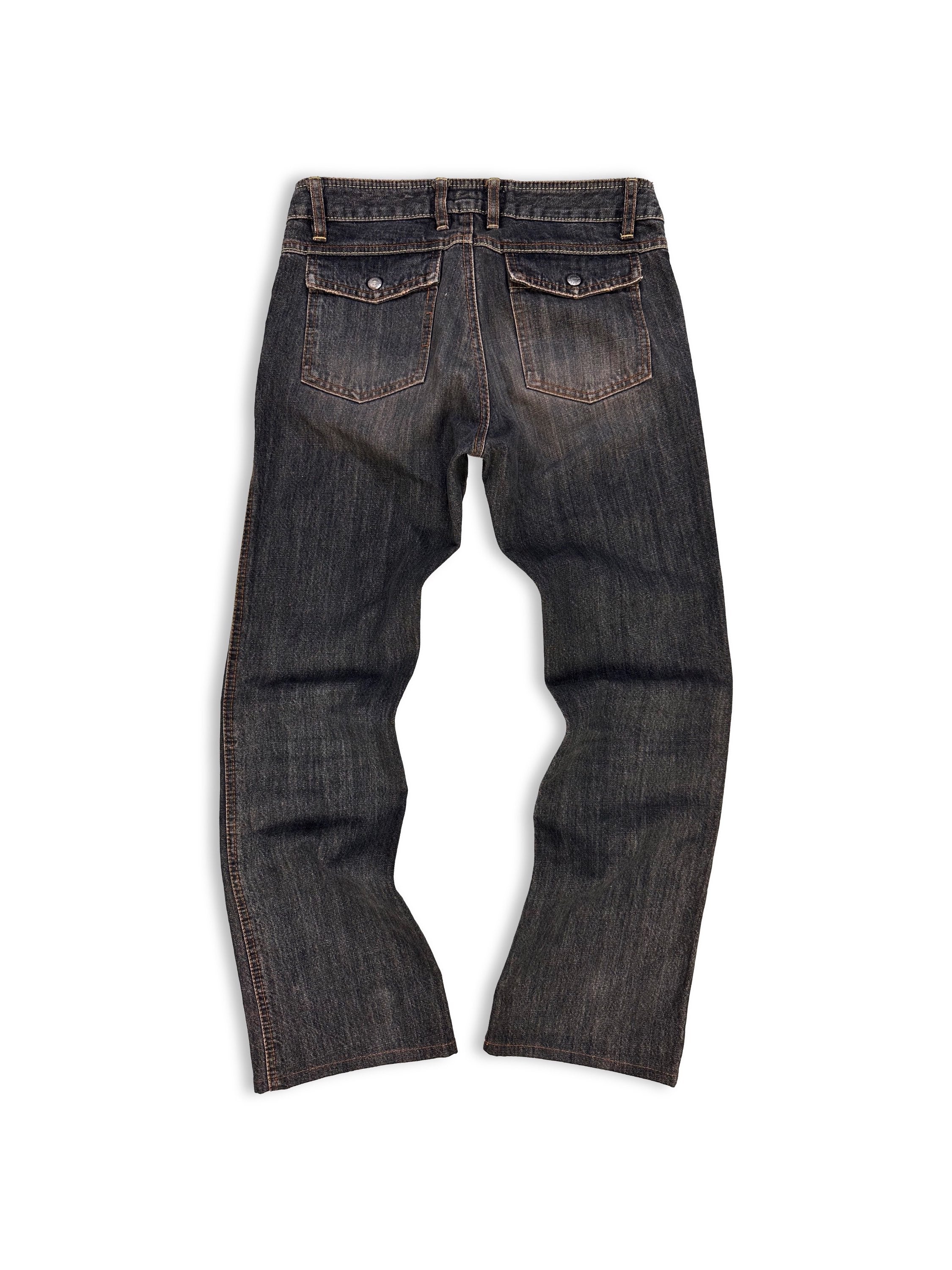 00s Katharine Hamnett Light Wash Cargo Pocket Denim