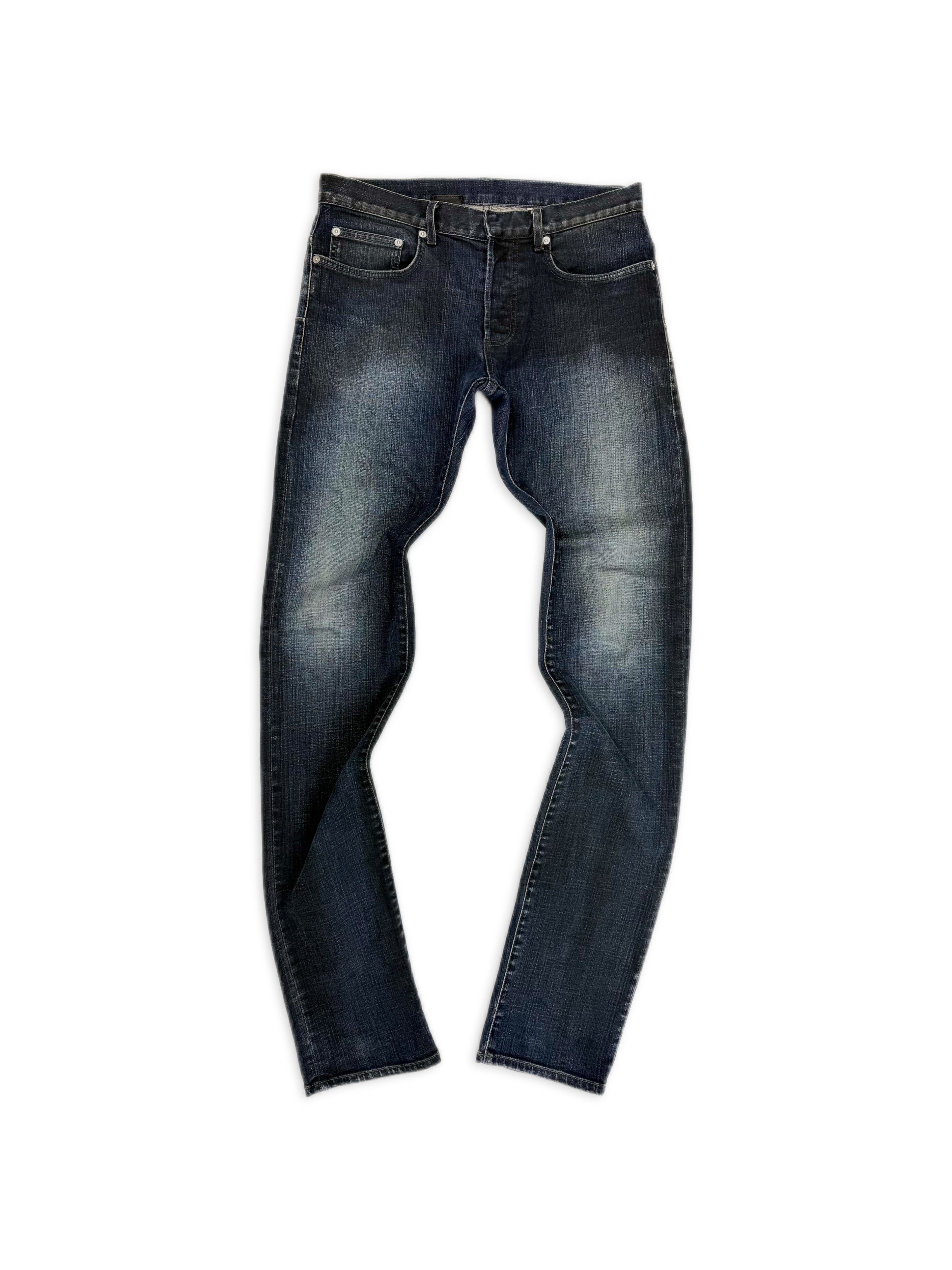 SS11 Dior Homme KVA Unaltered Dark Wash Skinny Jeans