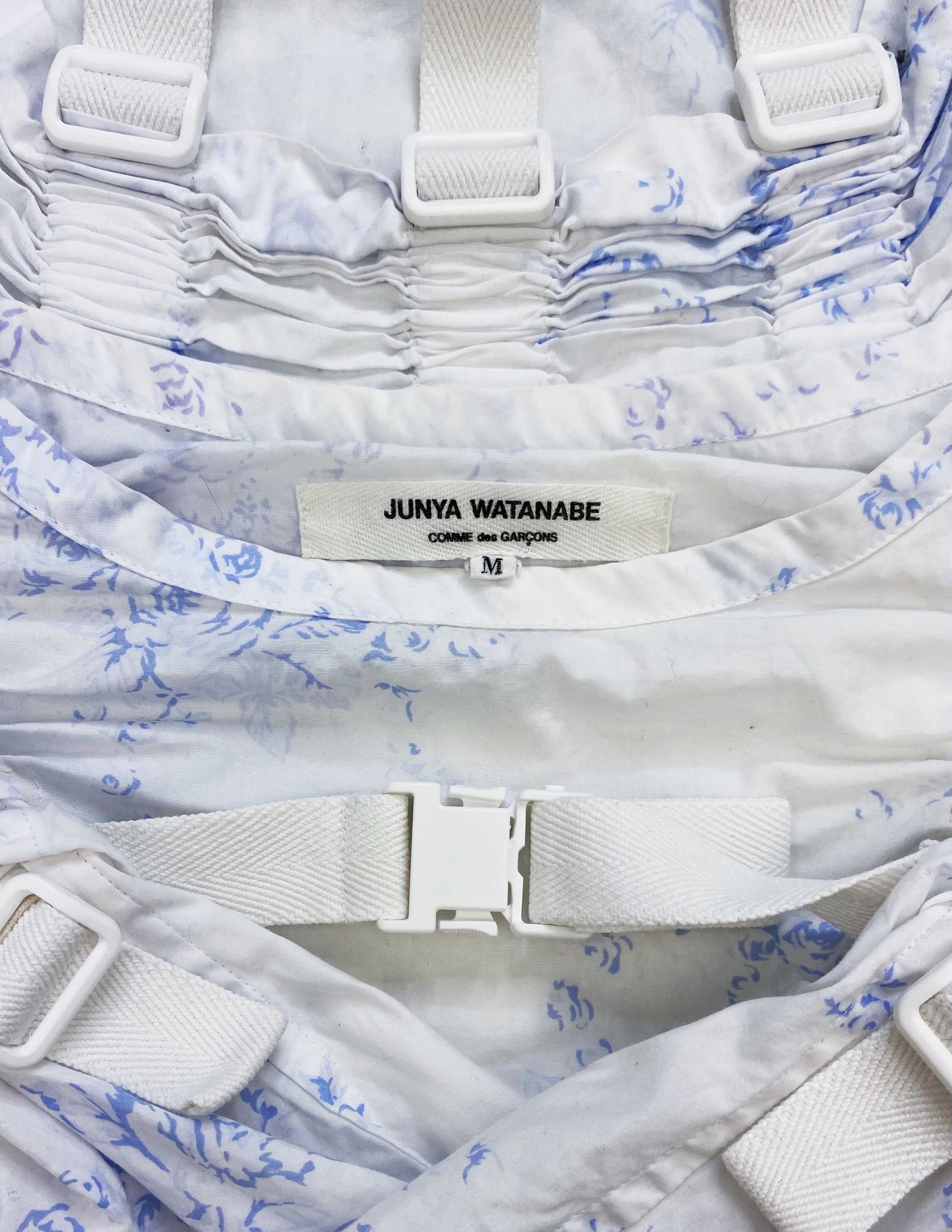 SS03 Junya Watanabe ‘Parachute’ Floral Print Bondage Longsleeve