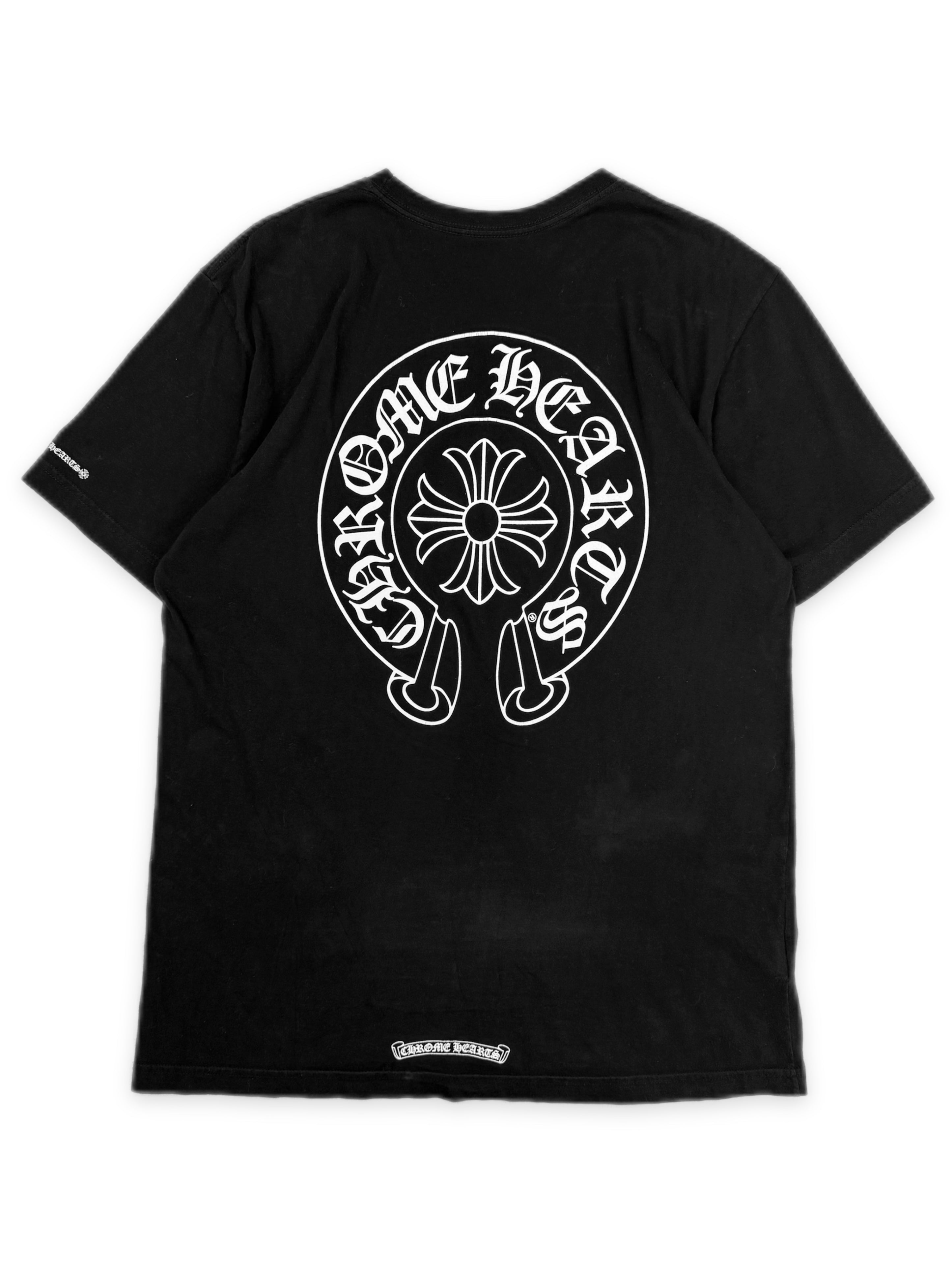 Chrome Hearts Horseshoe Logo Graphic T-Shirt