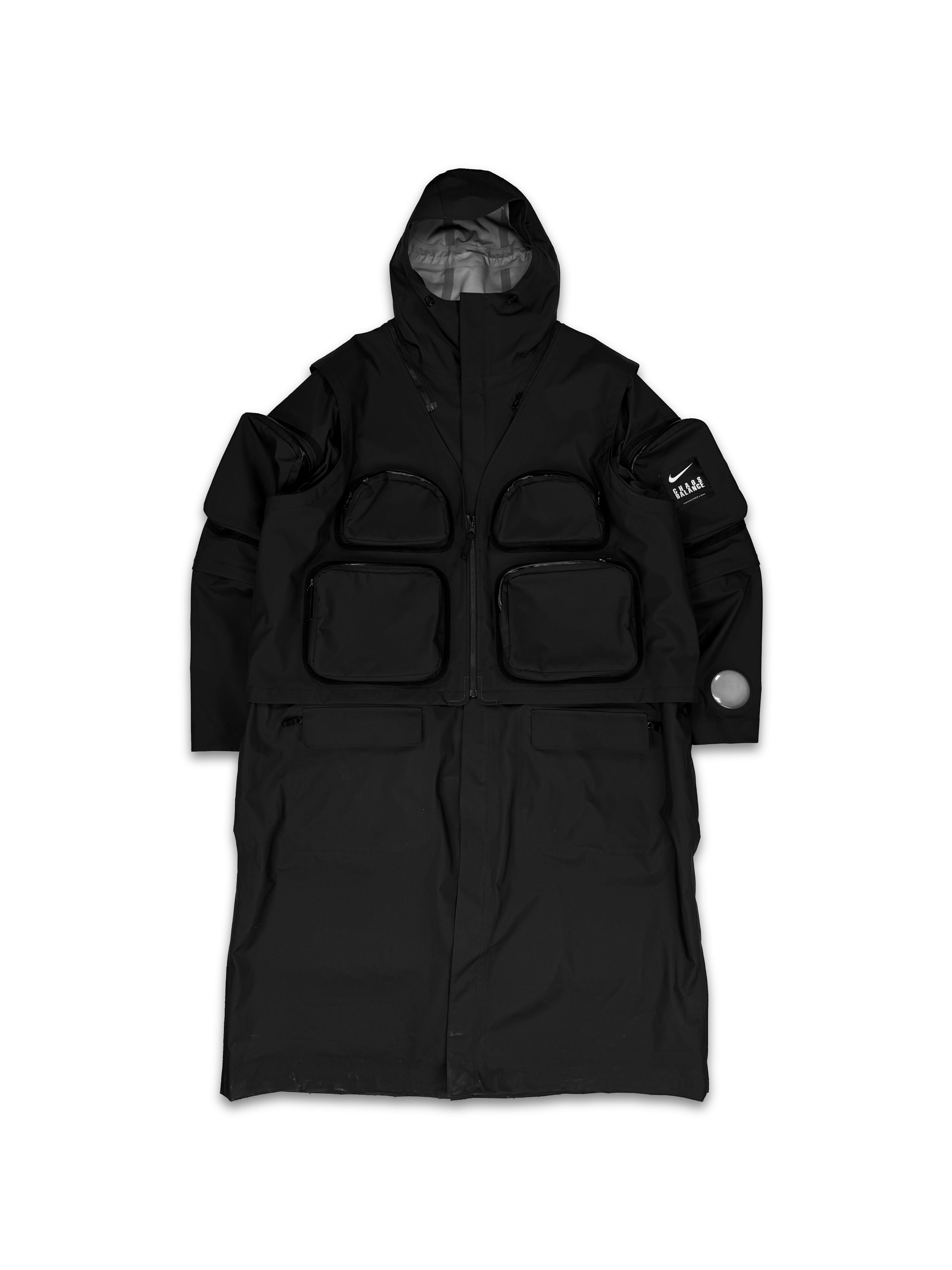 Undercover x Nike ‘2 in 1’ Cargo Pocket Watch Window Trench Coat