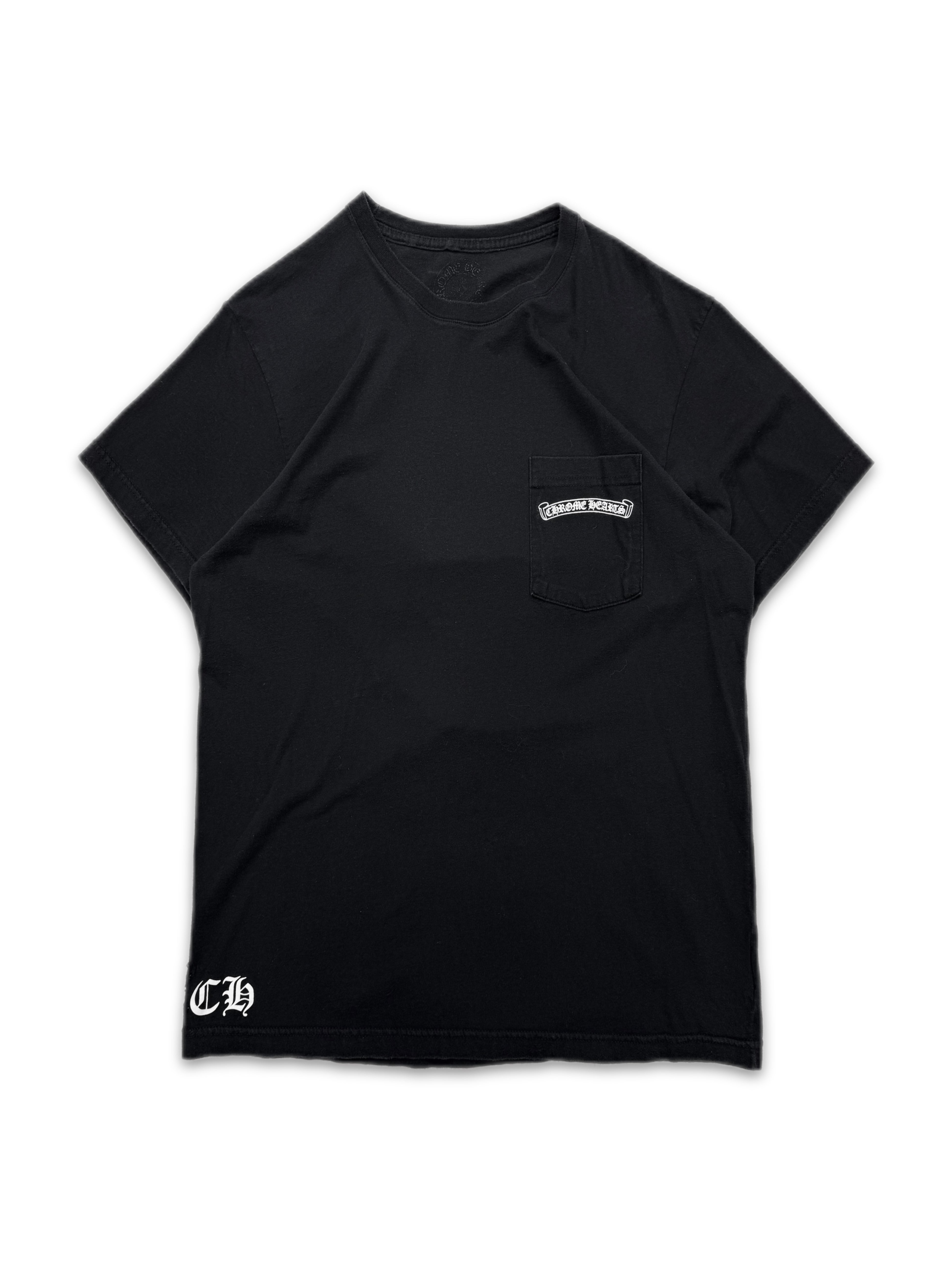 Chrome Hearts Floral Cross Black Graphic T-Shirt