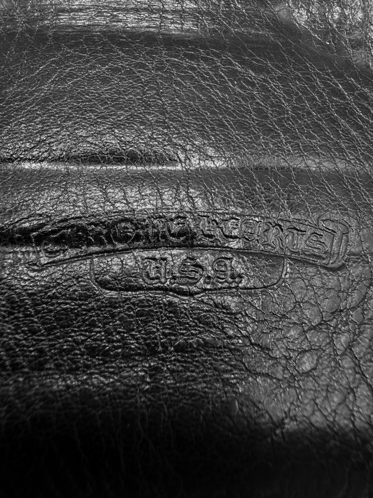 Chrome Hearts Alligator Black Leather Bifold Wallet