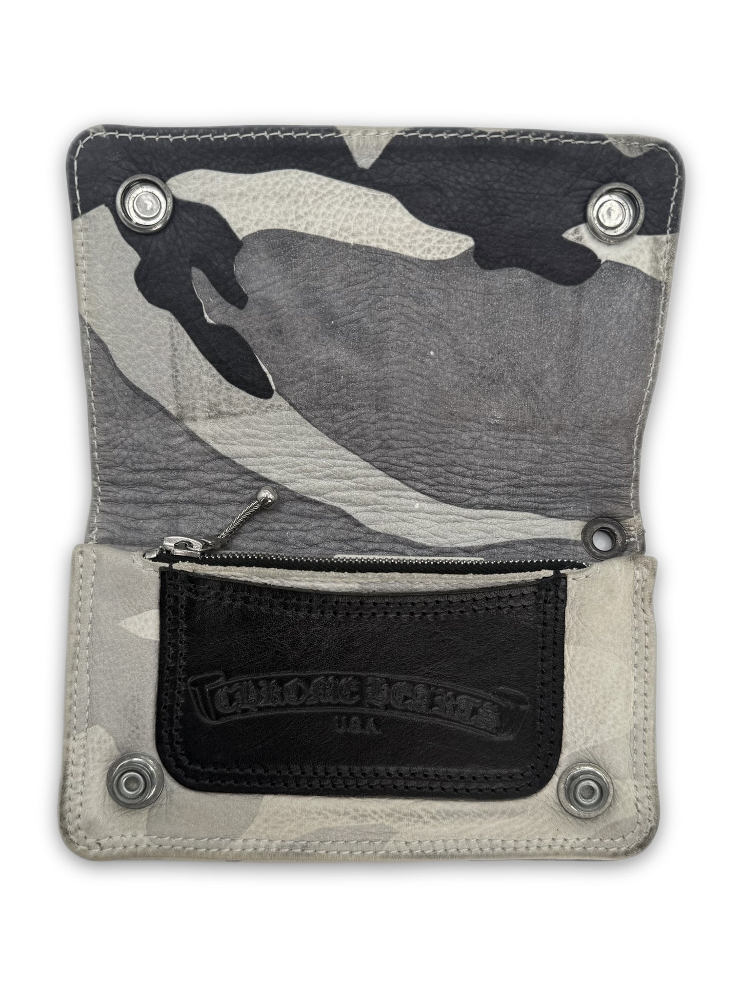 Chrome Hearts ‘Snow Camo’ Leather Bifold Wallet