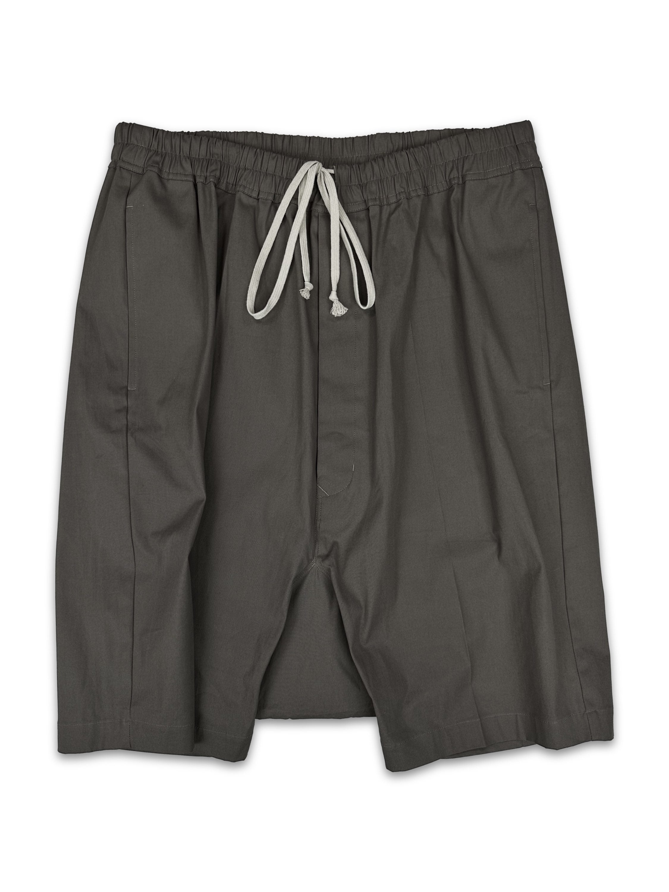 SS22 Rick Owens ‘Fogachine’ Drop Crotch Wide Cut Shorts