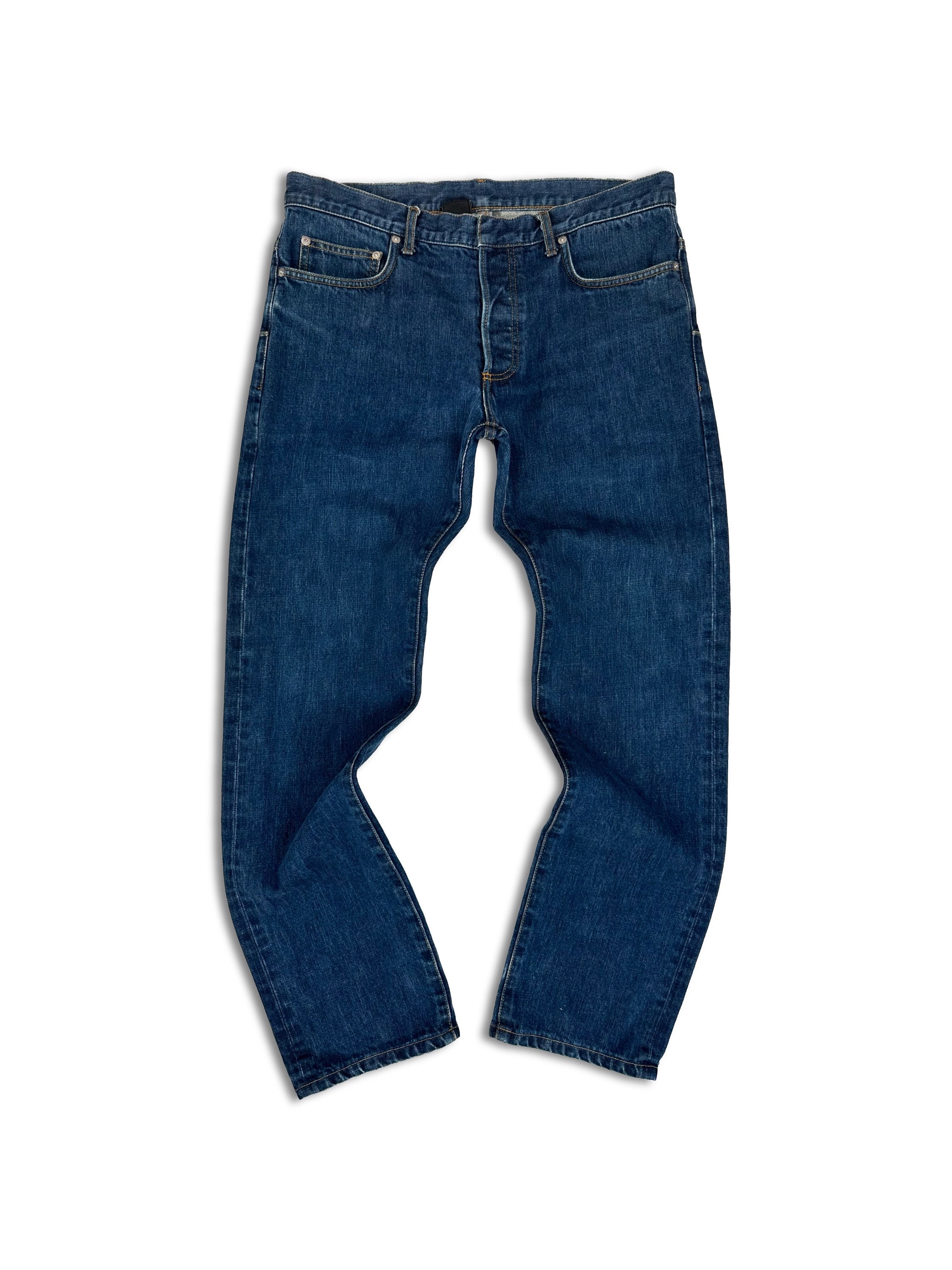 00s Dior by Hedi Slimane Dark Wash Slim Cut Denim