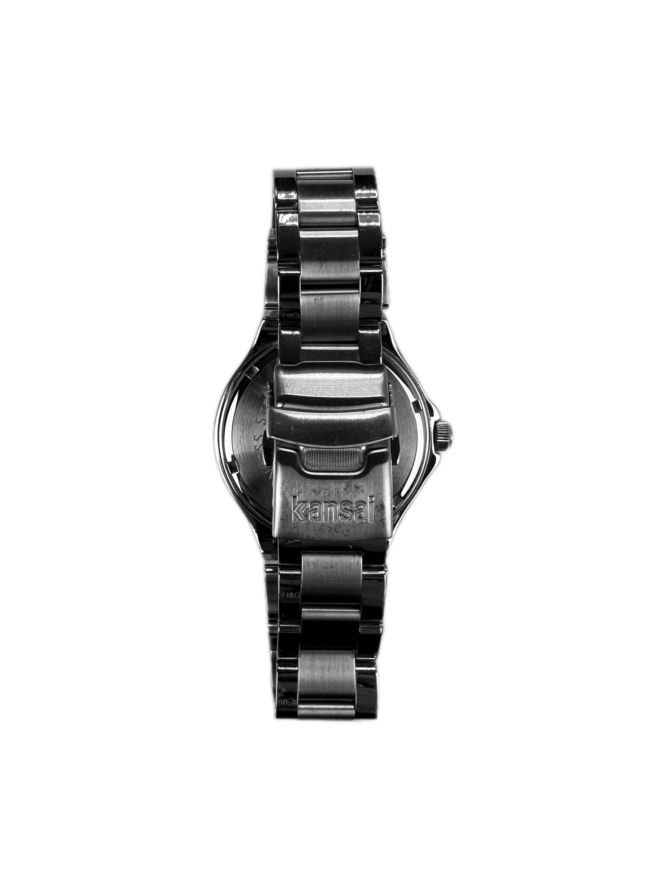90s Kansai Yamamoto Silver Chronograph Watch