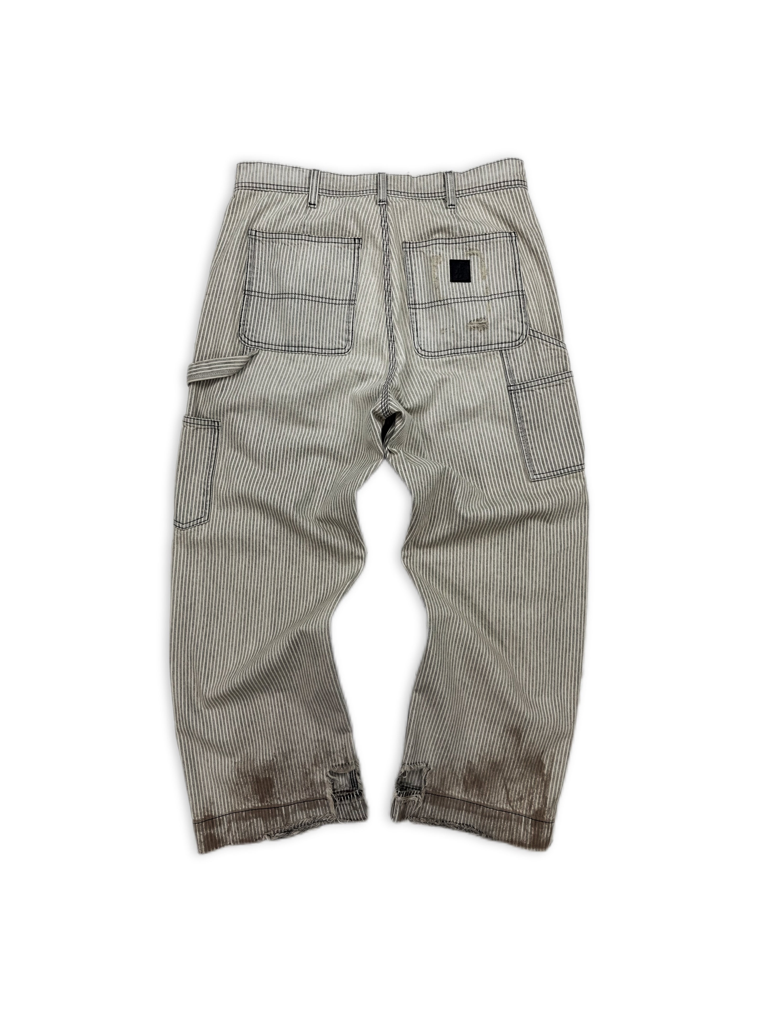 SS24 Enfants Riches Deprimes Hickory ‘Shuji’ Logging Striped Carpenter Pants