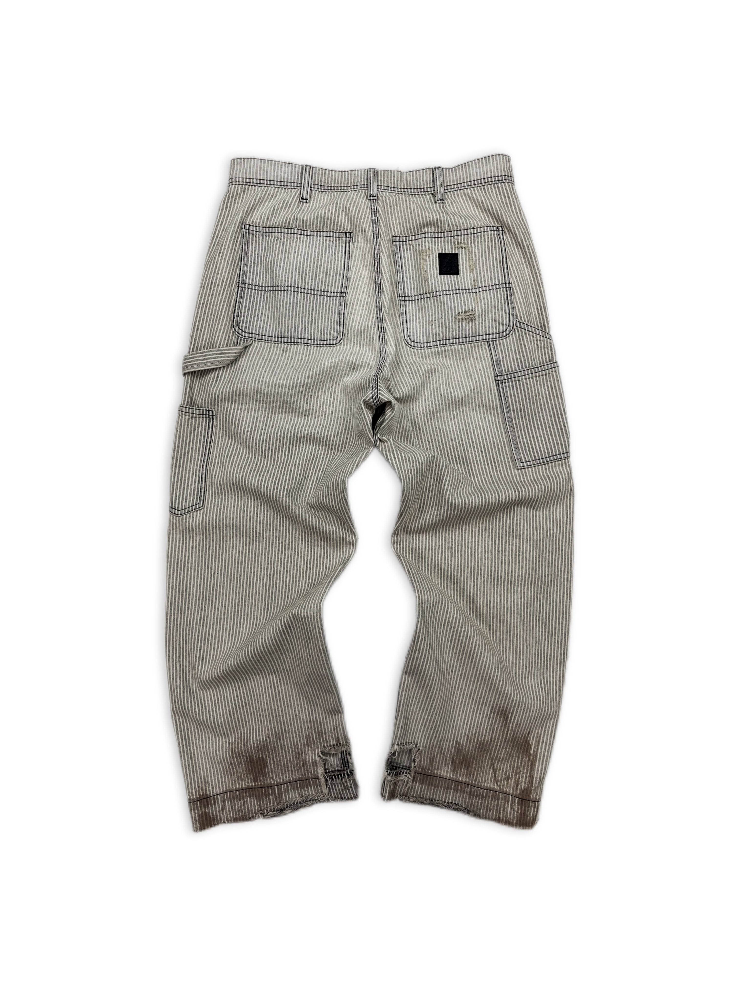 SS24 Enfants Riches Deprimes Hickory ‘Shuji’ Logging Striped Carpenter Pants