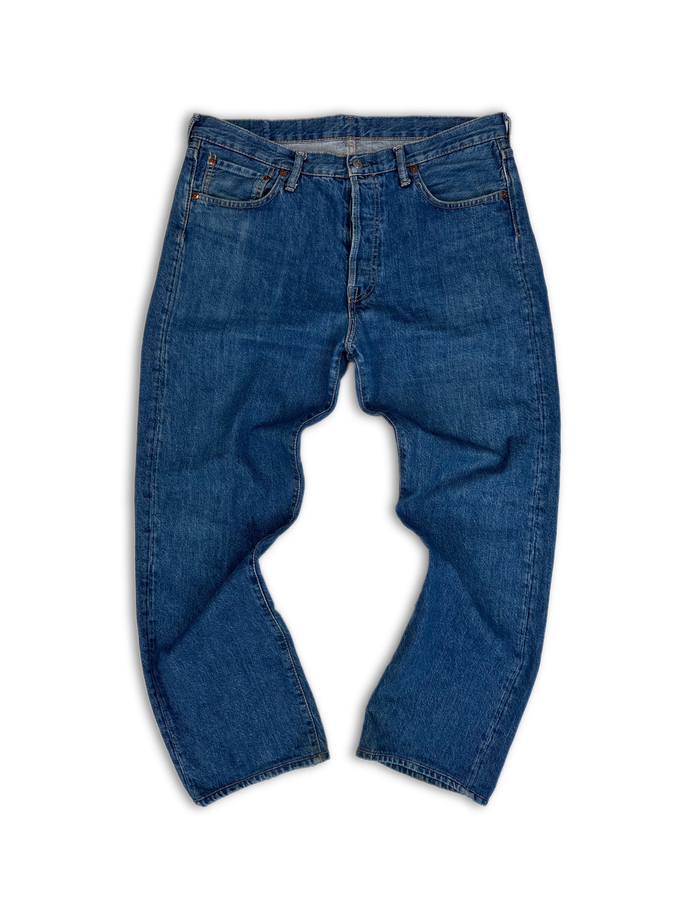 Acne Studios Light Wash Wide Cut Baggy Denim