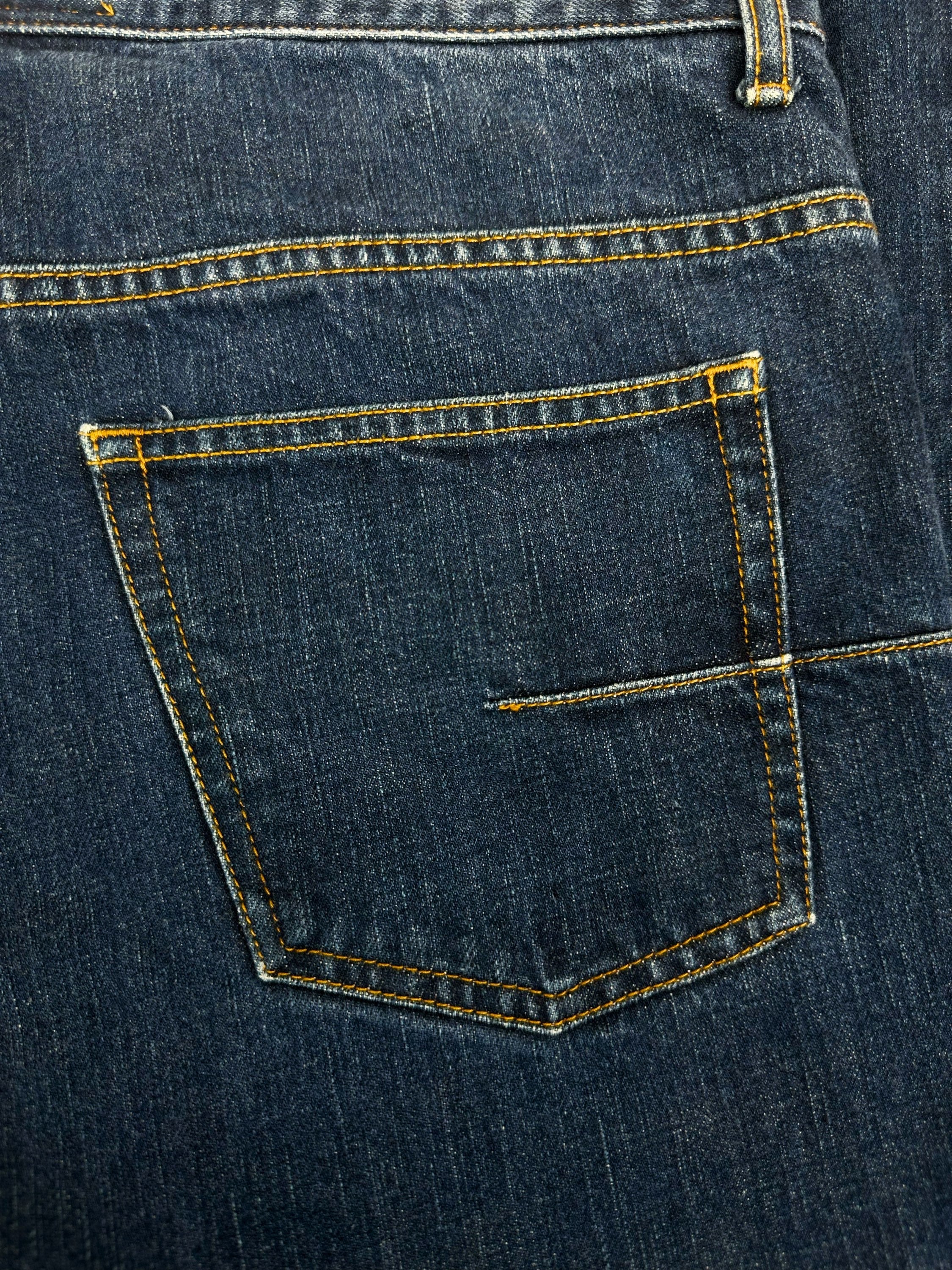 00s Dior by Hedi Slimane Dark Wash Slim Cut Denim