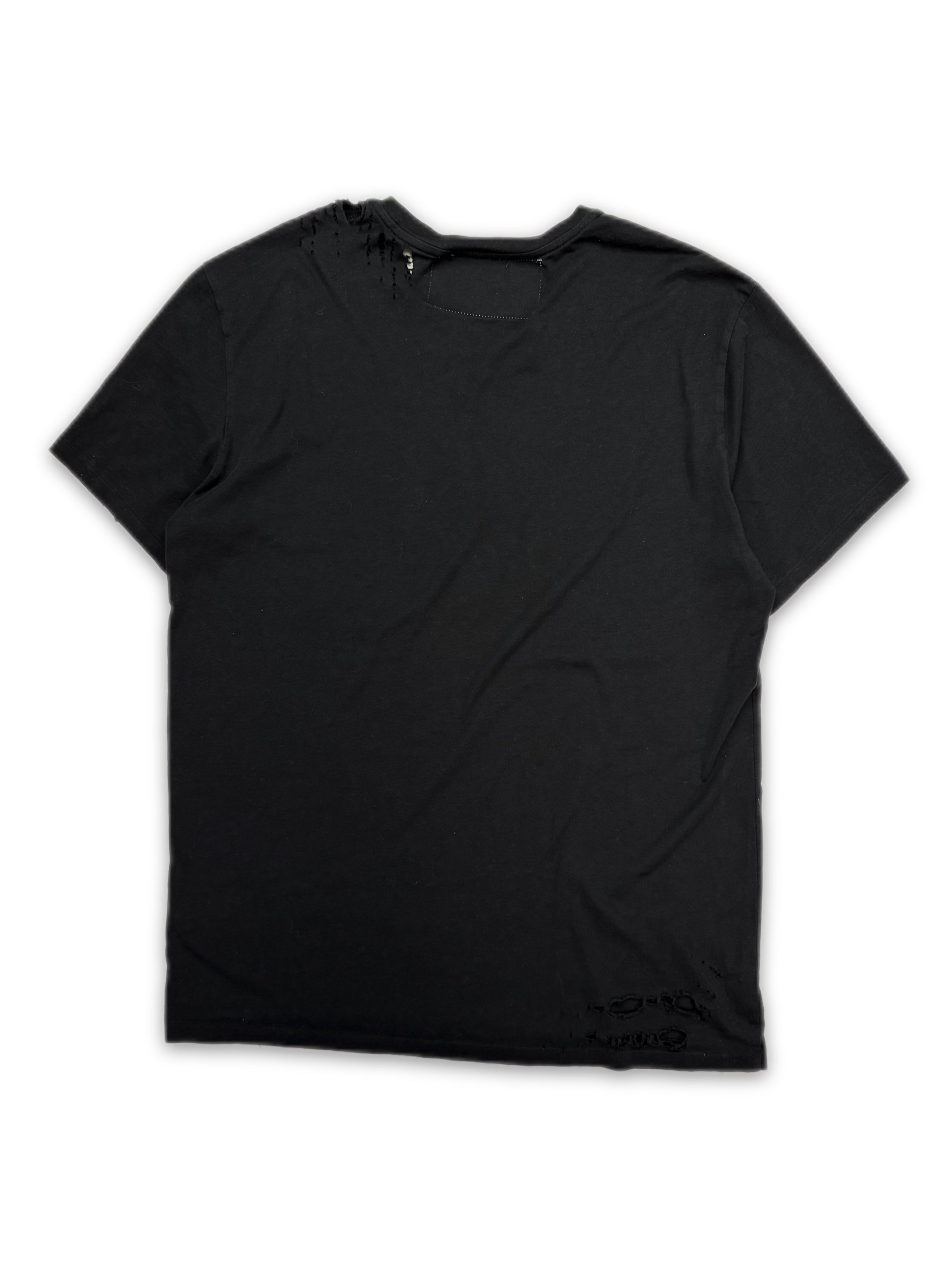 Enfants Riches Deprimes OG Black Logo Distressed T-Shirt