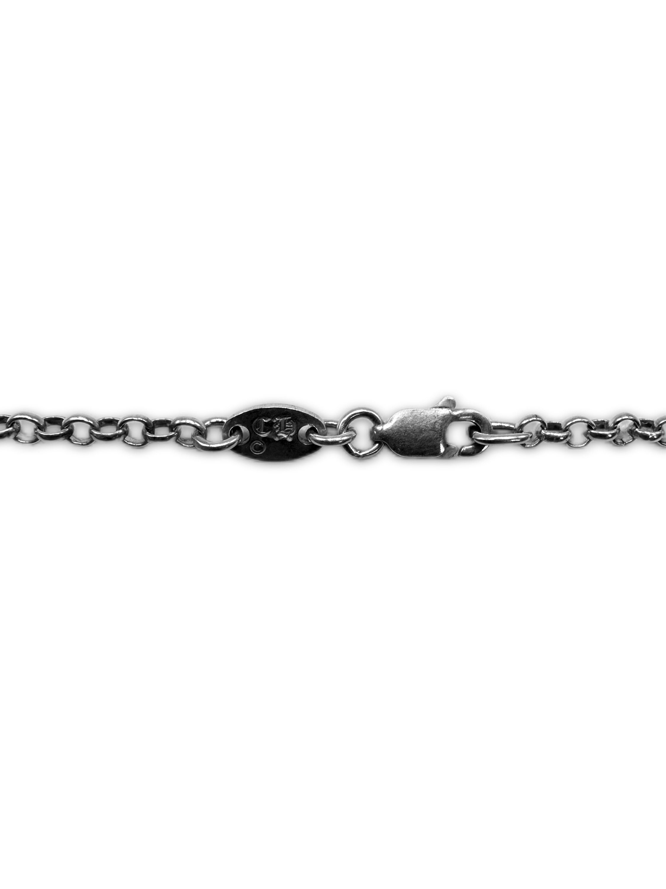 Chrome Hearts ‘Roll’ 20 inch .925 Silver Chain Necklace