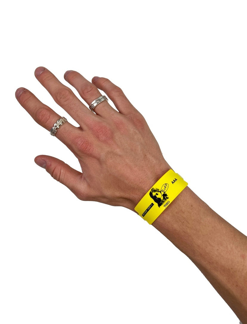 SS06 Undercover “T” The ‘SSSSS’ Concert Pass Bracelet