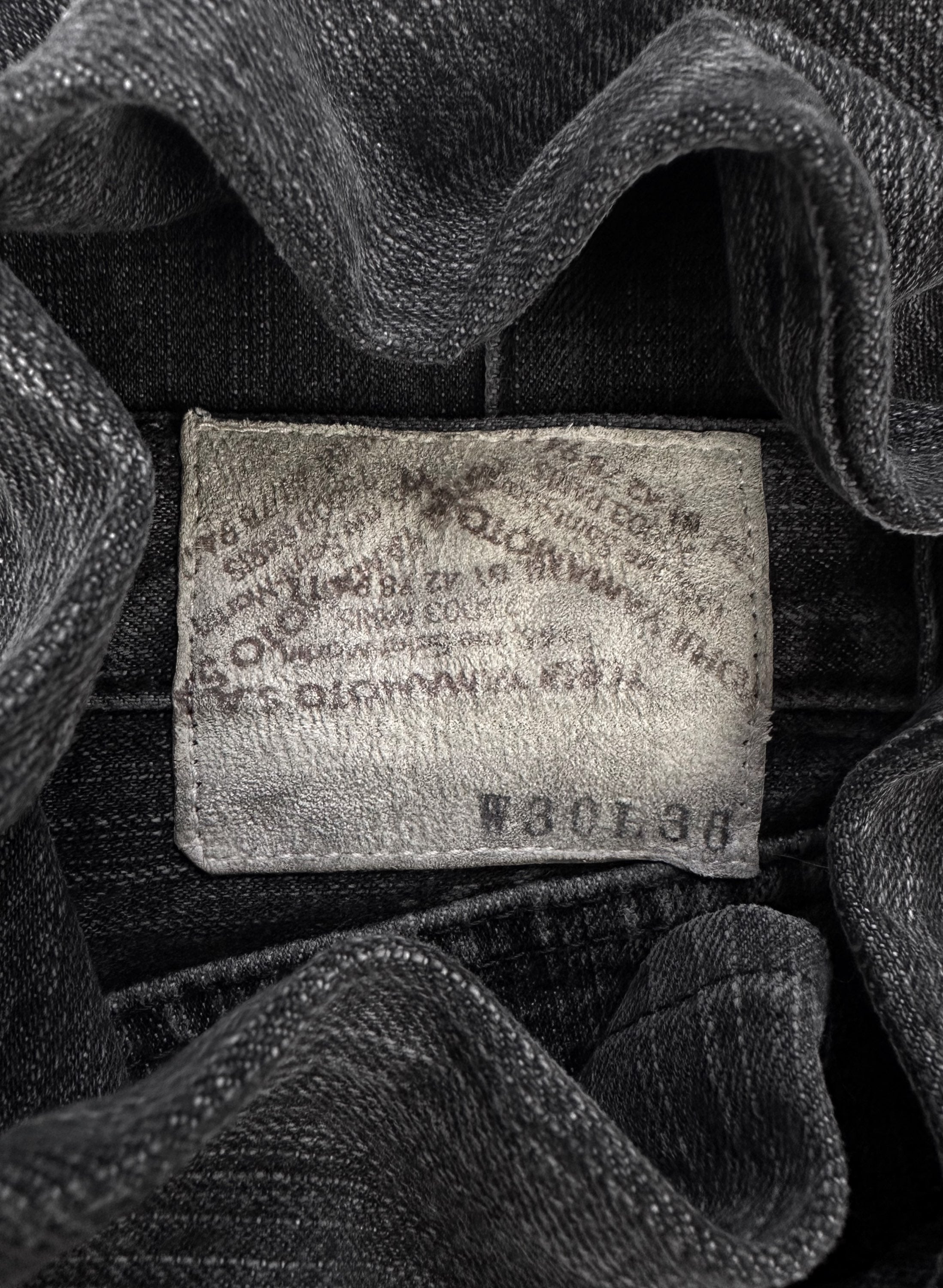 SS02 Yohji Yamamoto x Spotted Horse ‘Carpenter’ Ash Denim