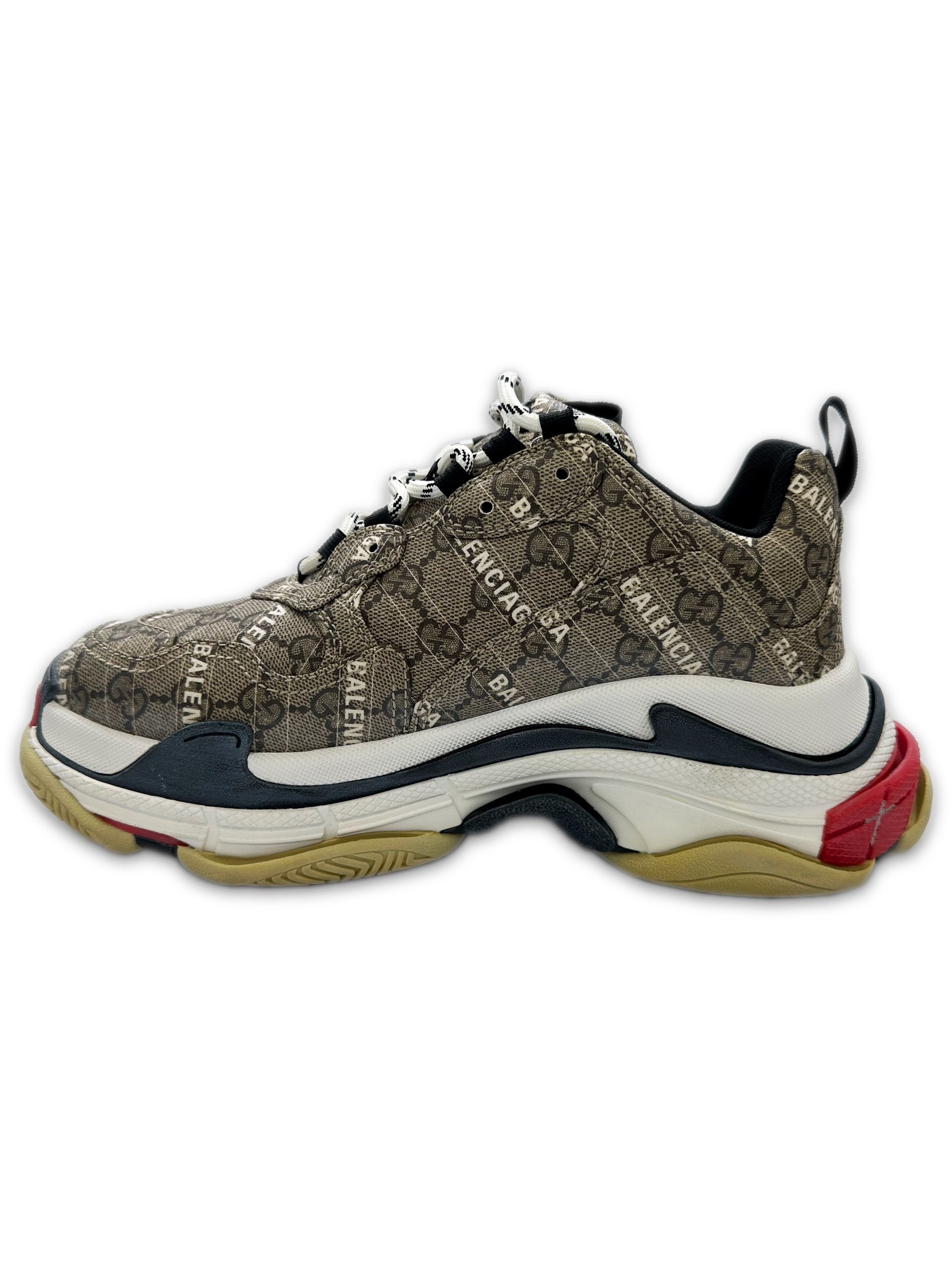 Balenciaga x Gucci ‘Hacker Project’ Triple S Monogram Sneakers