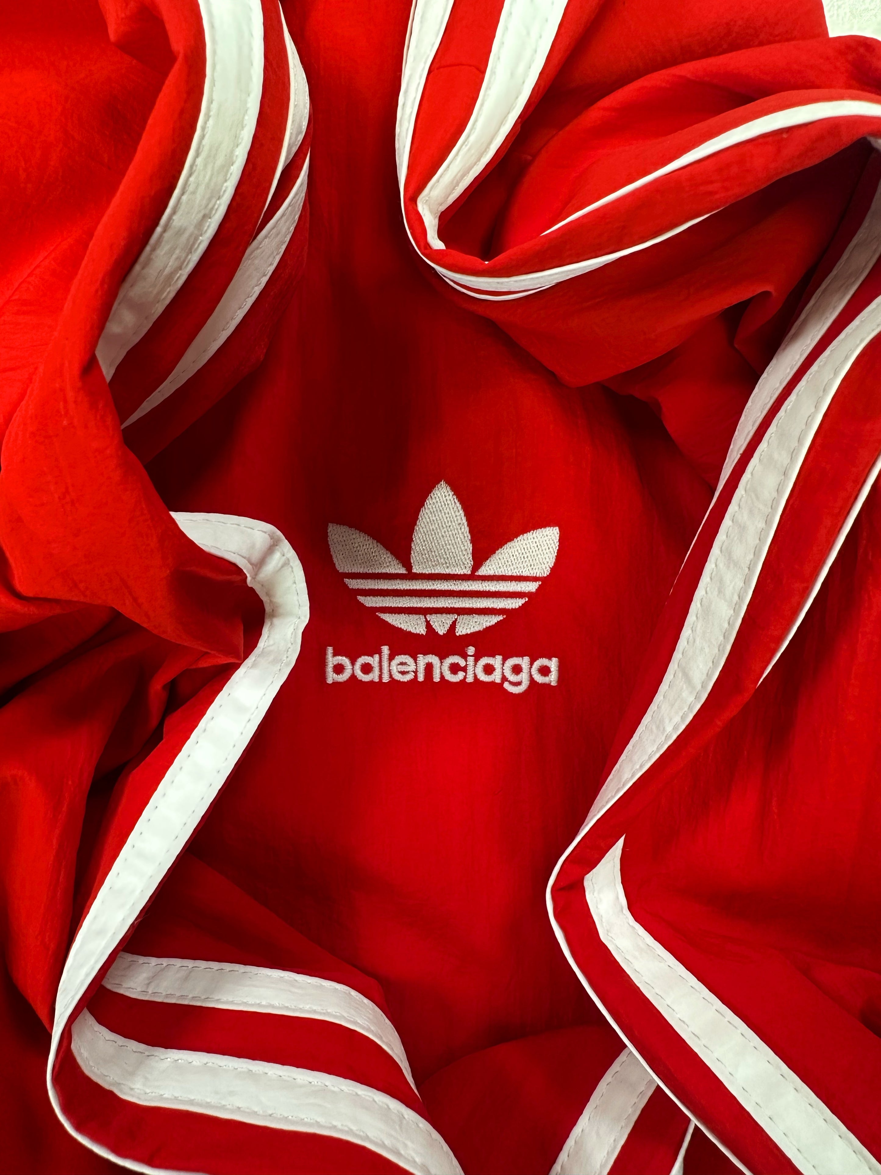 SS23 Balenciaga x Adidas ‘Three Stripe’ Red Track Jacket