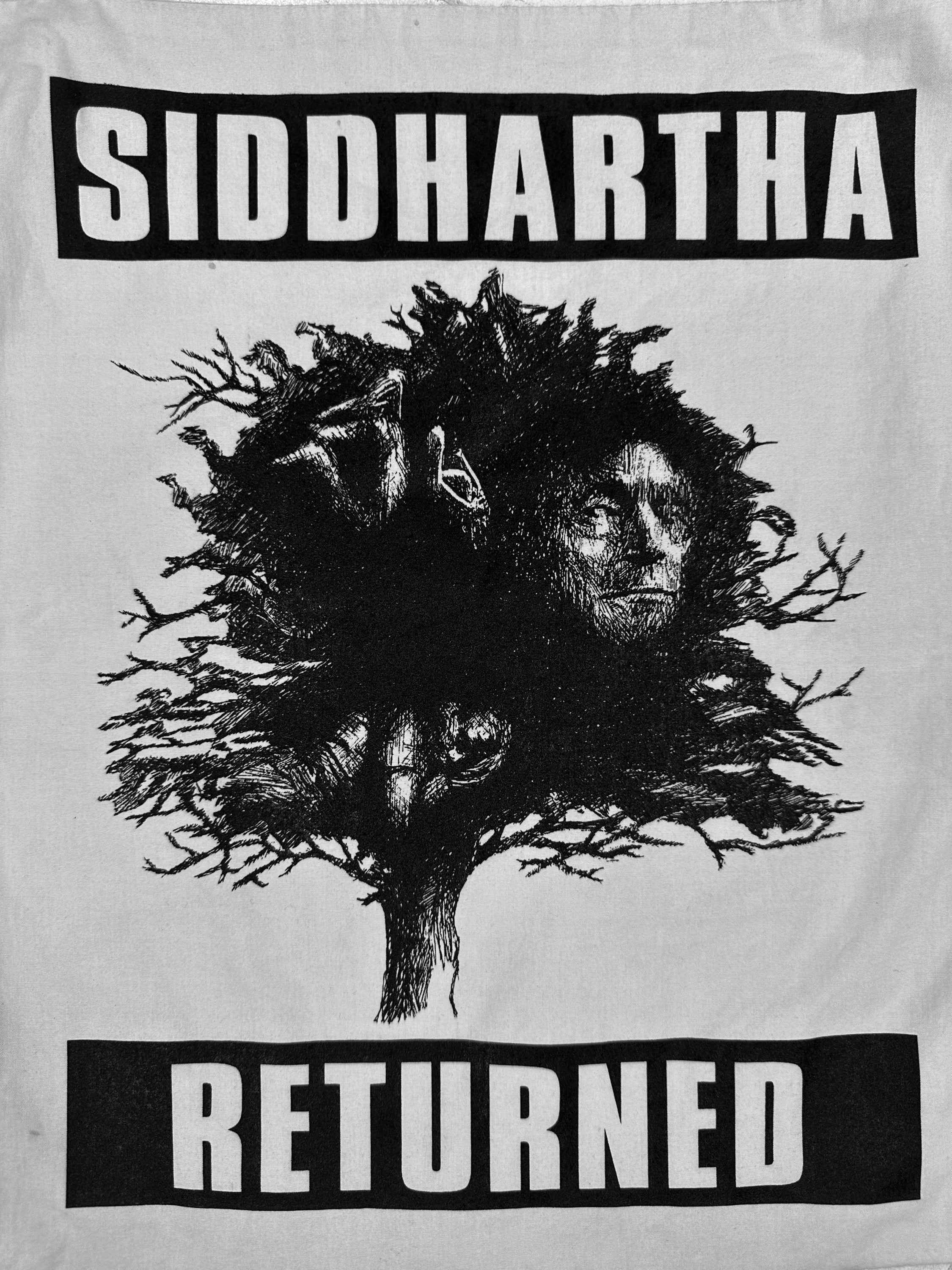 SS04 Raf Simons ‘Siddhartha Returned’ Lithograph Tote Bag