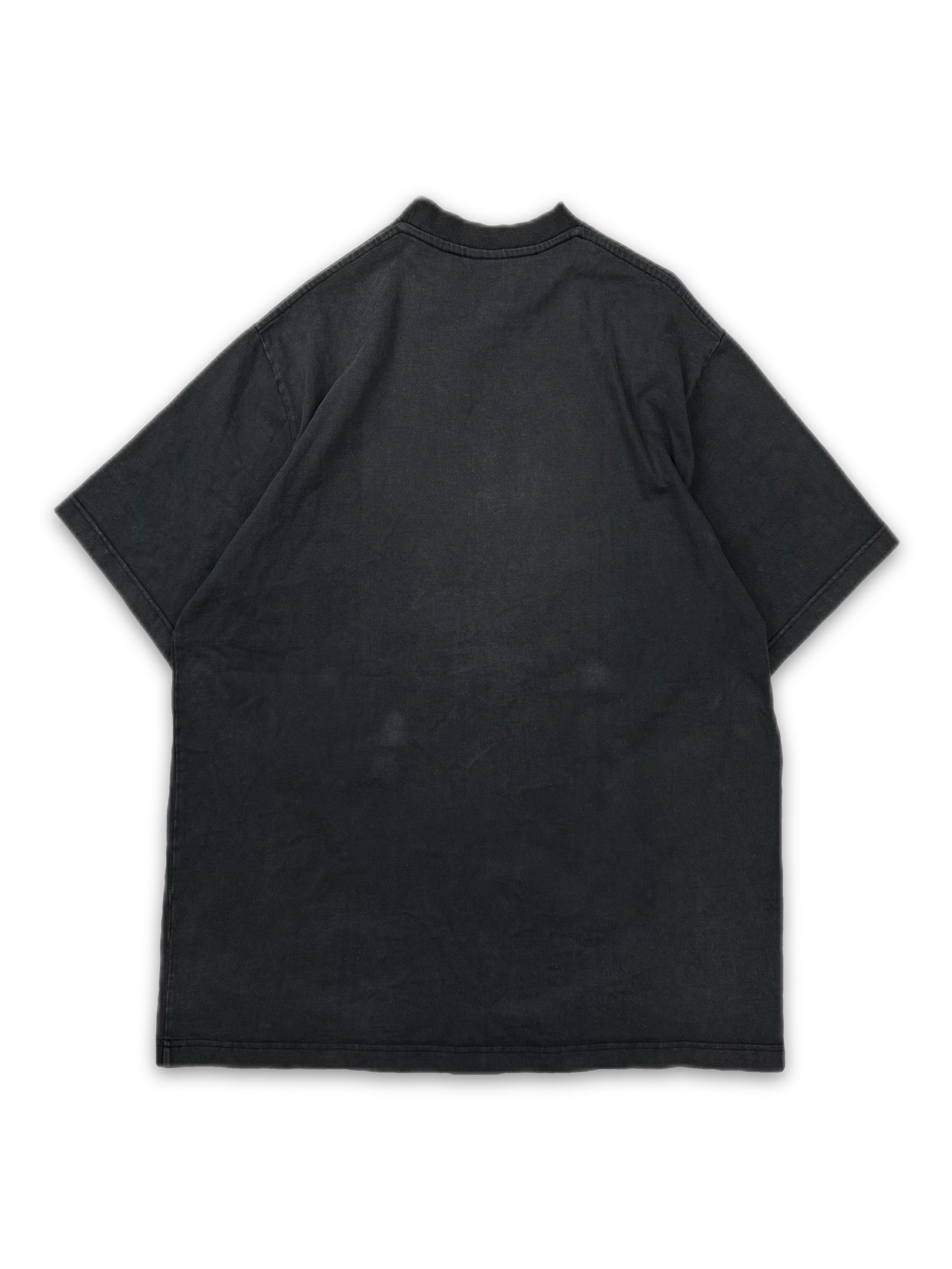 AW18 Vetements ‘Heavy Metal Skull’ Grey Washed Graphic T-Shirt