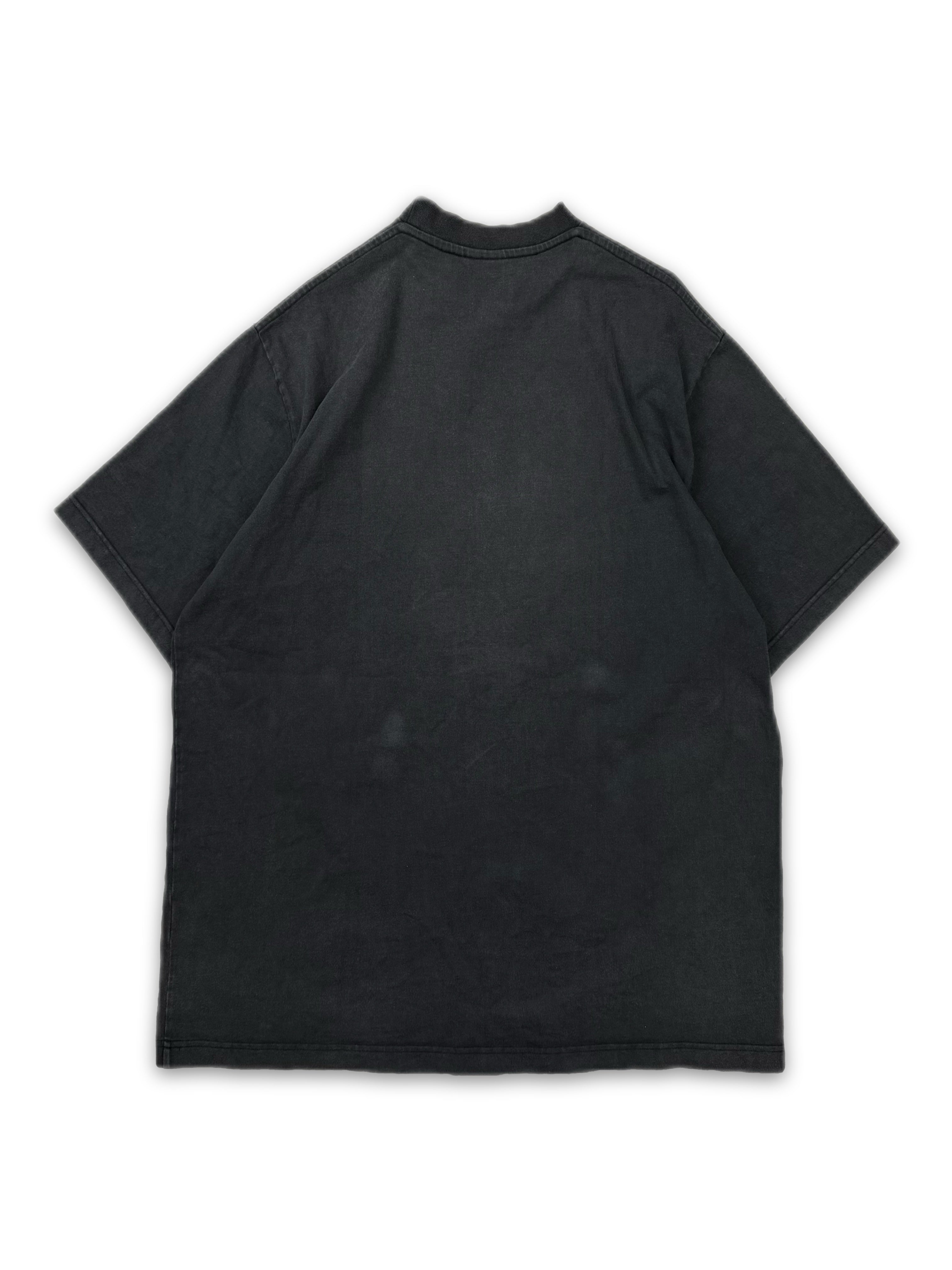 AW18 Vetements ‘Heavy Metal Skull’ Grey Washed Graphic T-Shirt