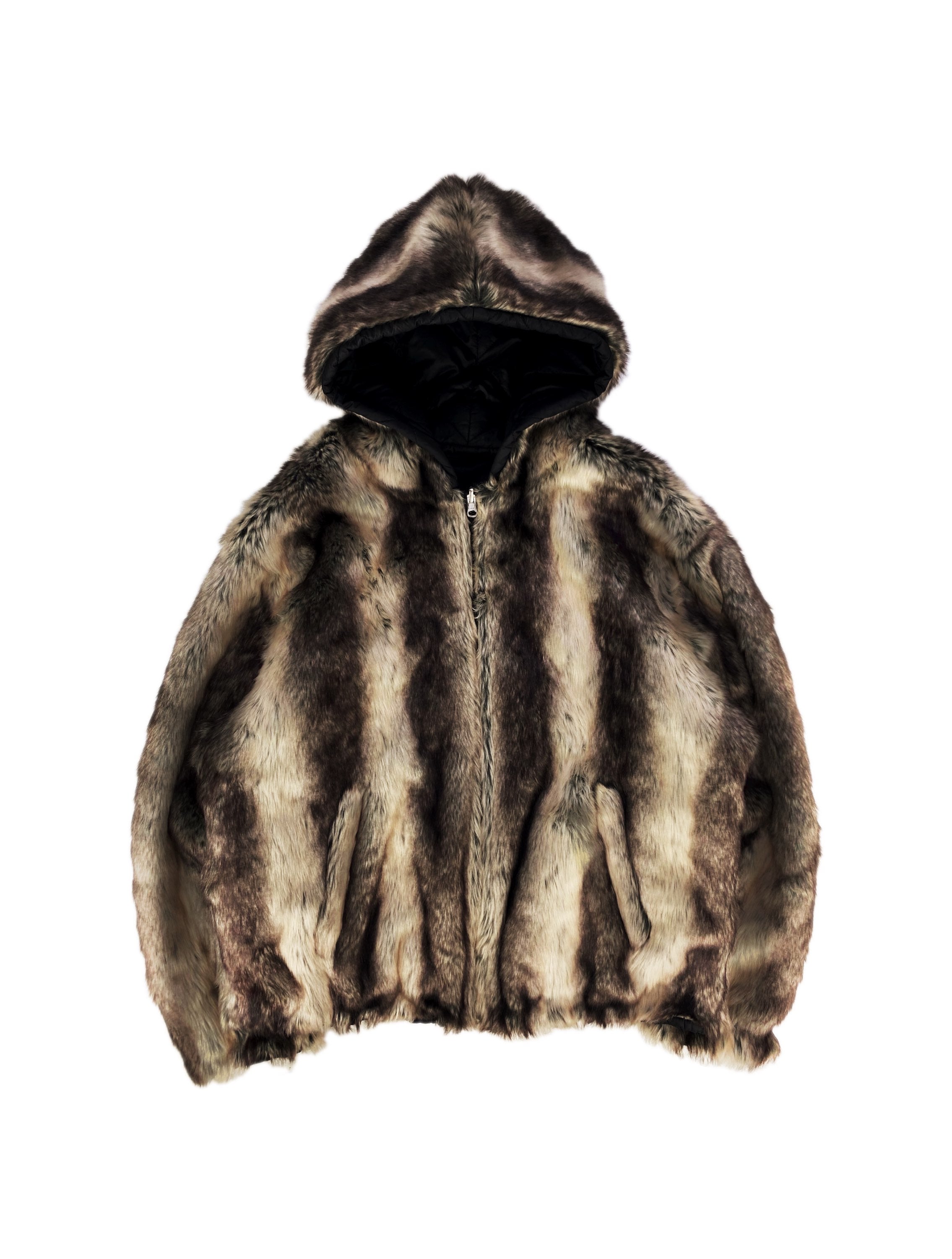 AW20 Supreme ‘3M’ Faux Fur Gradient Reversible Bomber Jacket