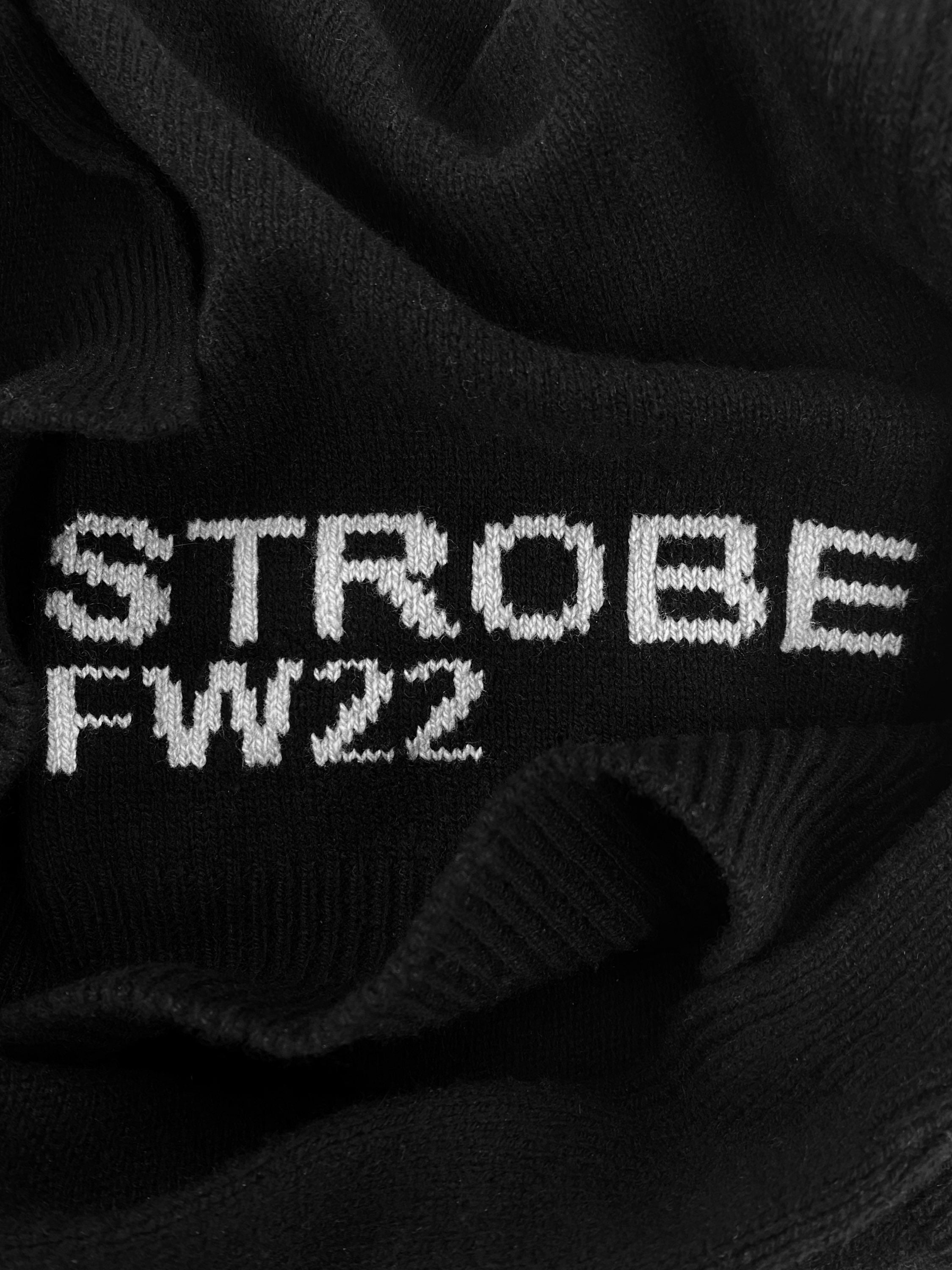AW22 Rick Owens ‘Urinal’ Rotten Crew Black Knitted Tank-top