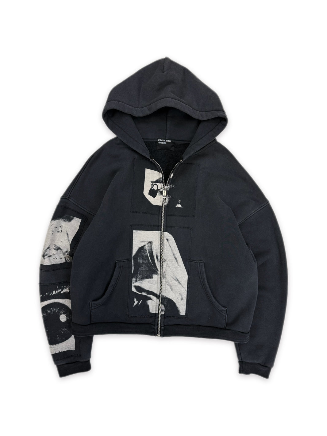 Enfants Riches Deprimes ‘Madonna’ Assemblage Patchwork Zip-up Hoodie