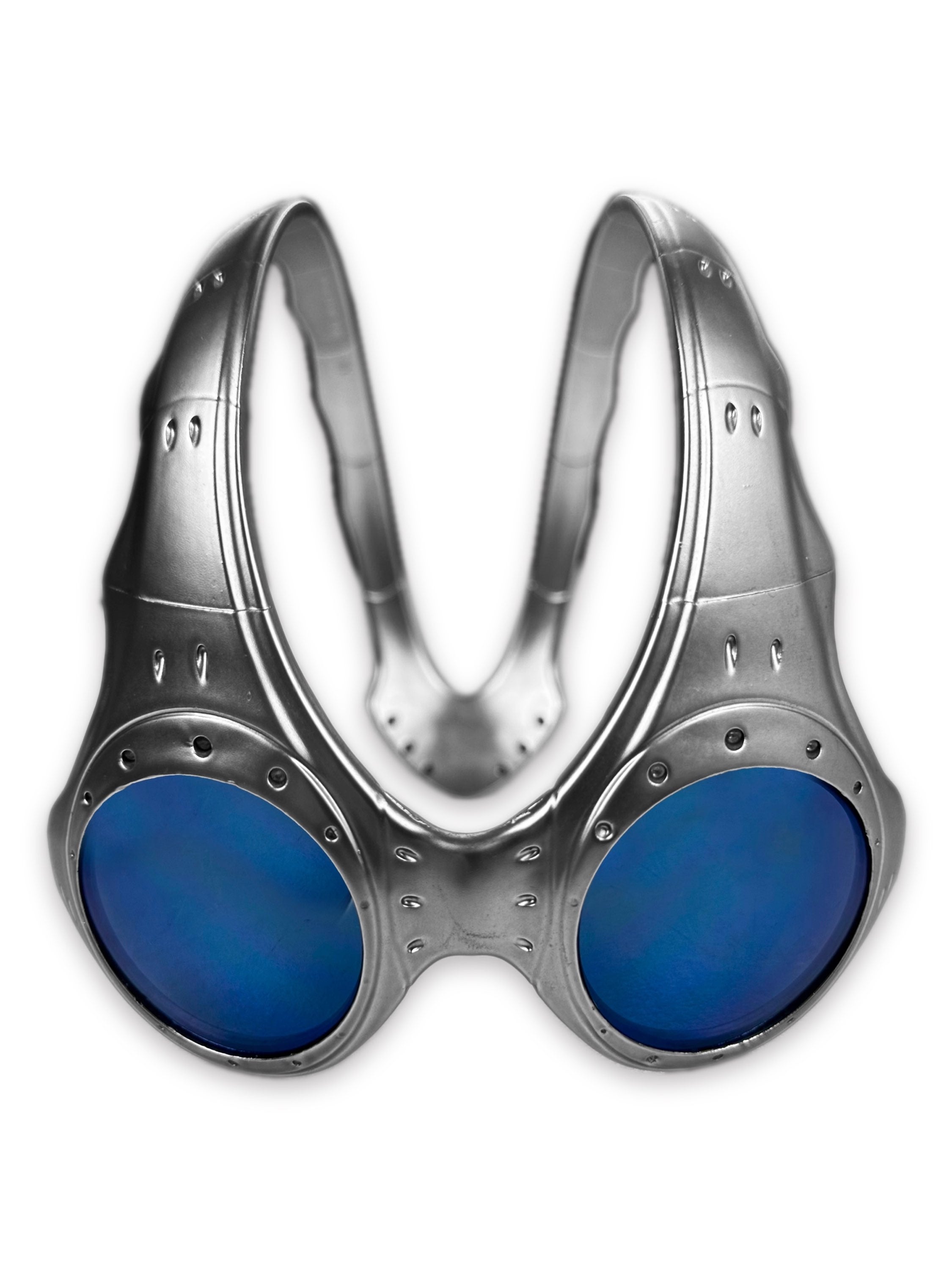 2000 Oakley ‘Over The Top’ Ice Iridium FMJ 5.56 Silver Sunglasses
