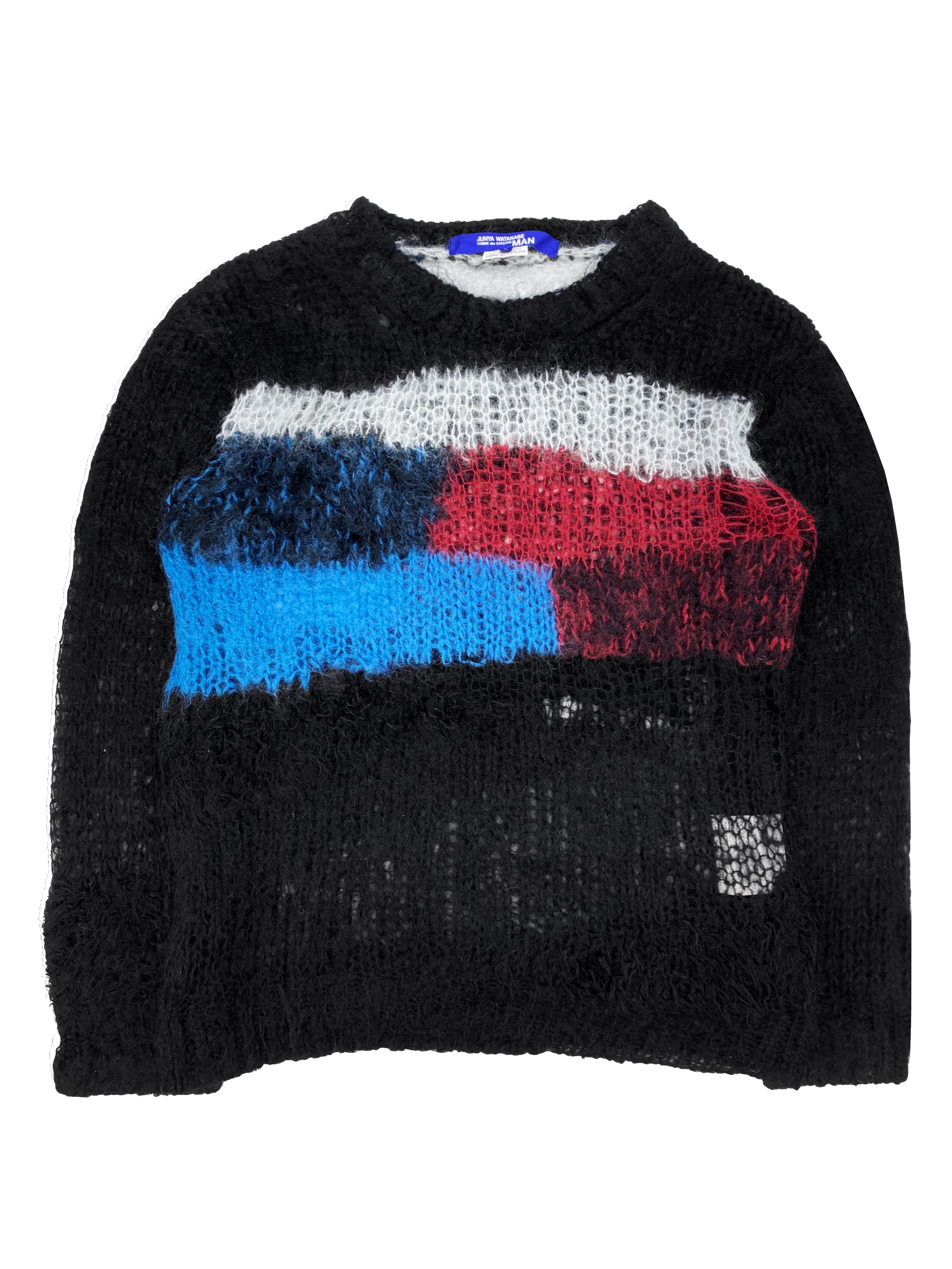 AW14 Junya Watanabe Grunge Mohair Weave Knitted Sweater