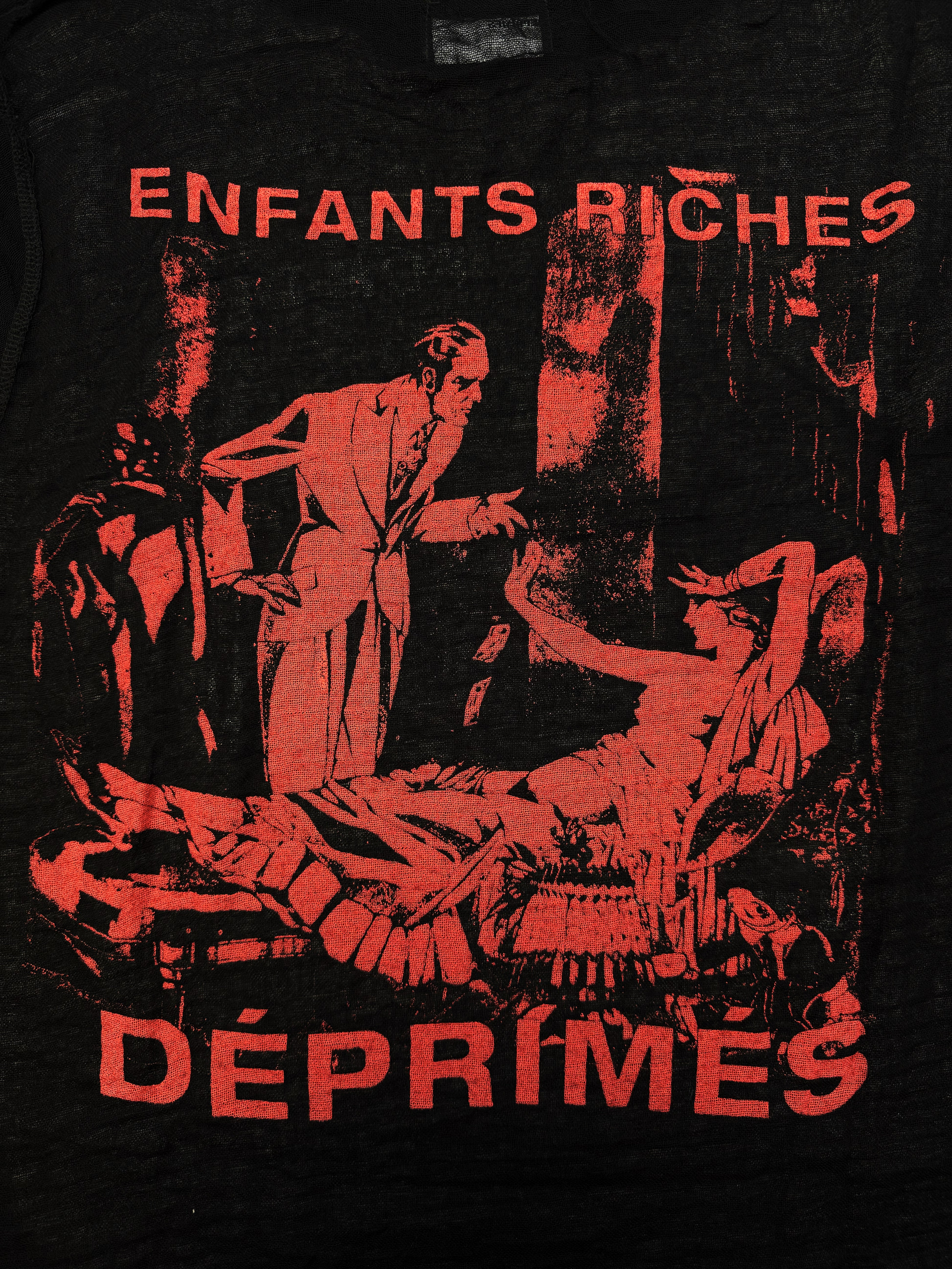 AW23 Enfants Riches Deprimes Dunked Dorothy Mesh Long Sleeve